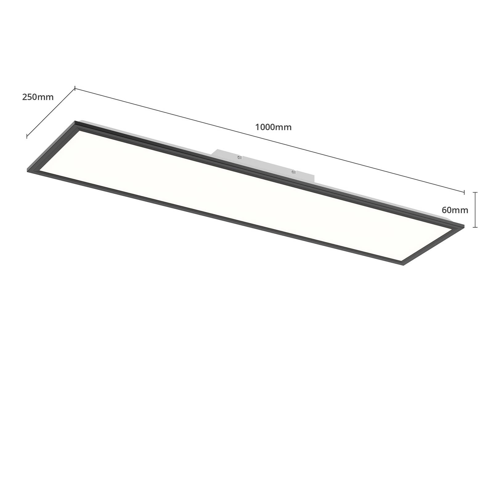 Panel LED Piatto CCT pilot 100x25 czarny