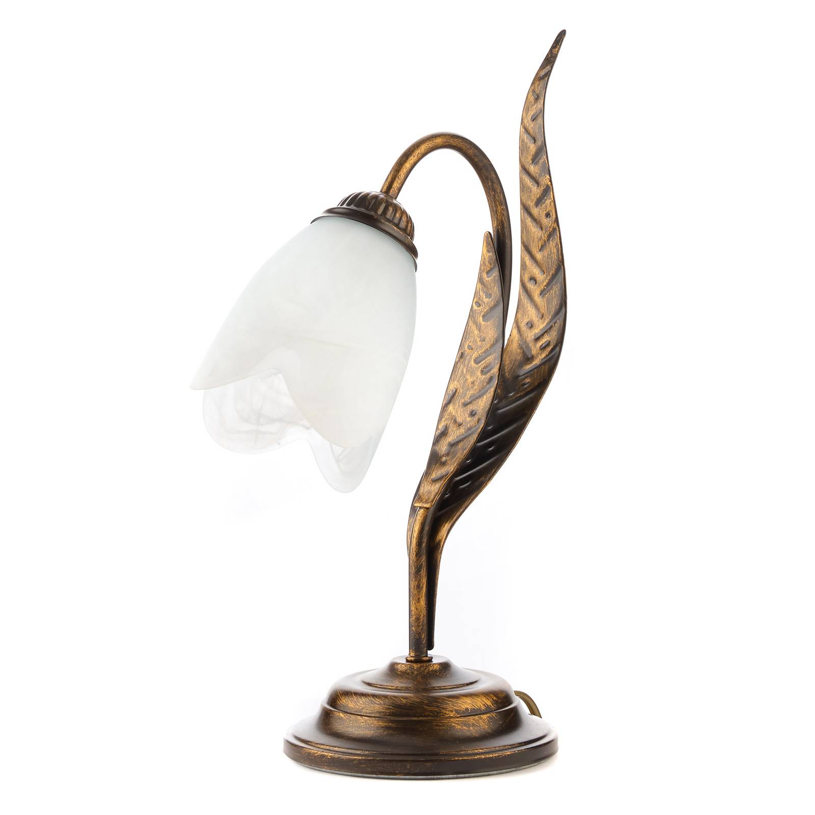 Sonia asztali lámpa, egy izzós, bronz