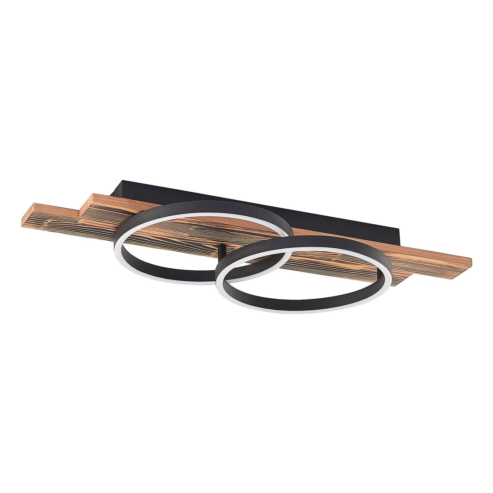 Sentoa LED Mennyezeti Lámpa Light Wood/Black - Lindby