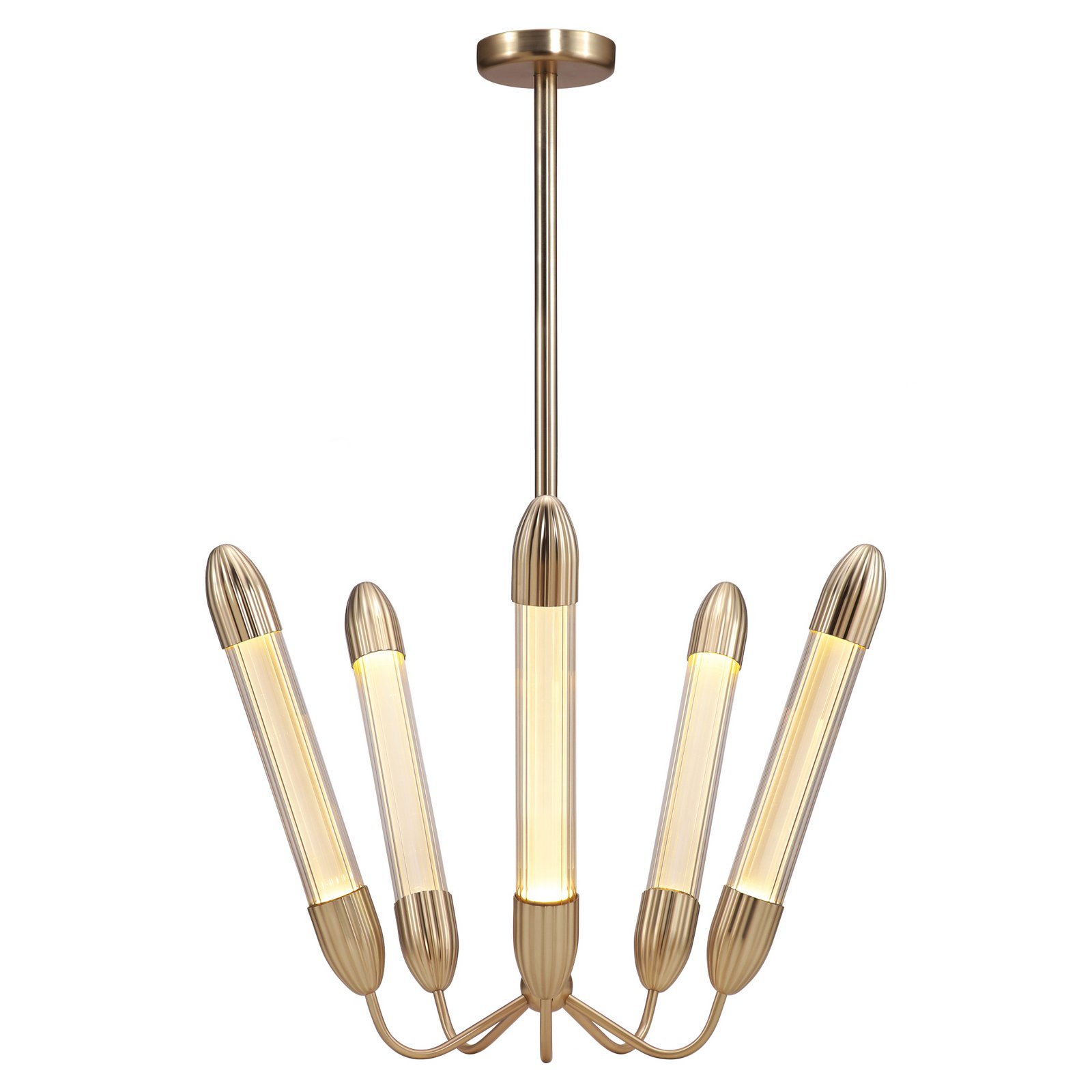 UMAGE pendant light Lemon Squeeze short, brass, Ø 68.8 cm