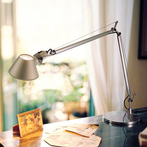 værksted Flad Forståelse LED skrivebordlampe Tolomeo med dæmper | Lampegiganten.dk