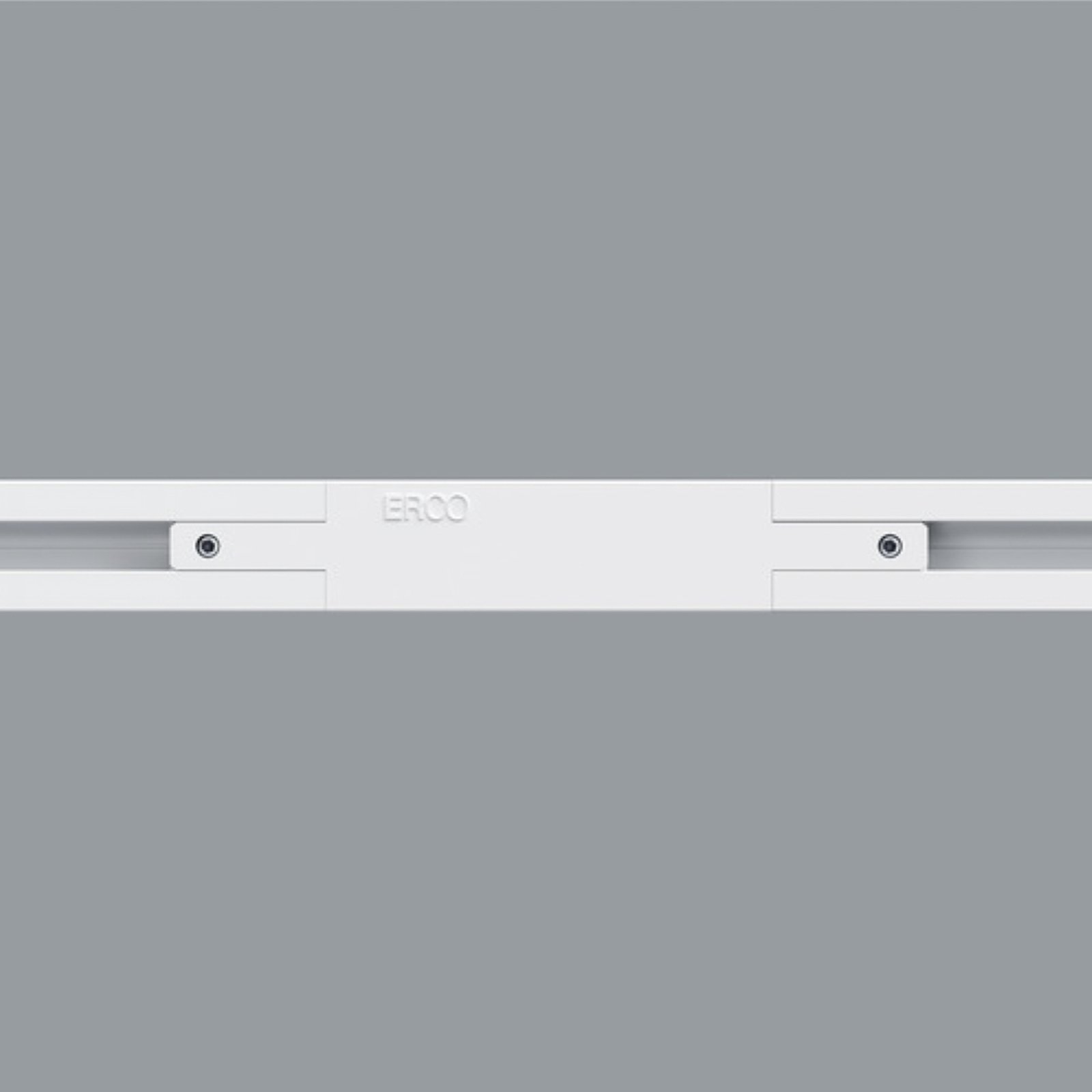 ERCO conector longitudinal de riel Minirail blanco