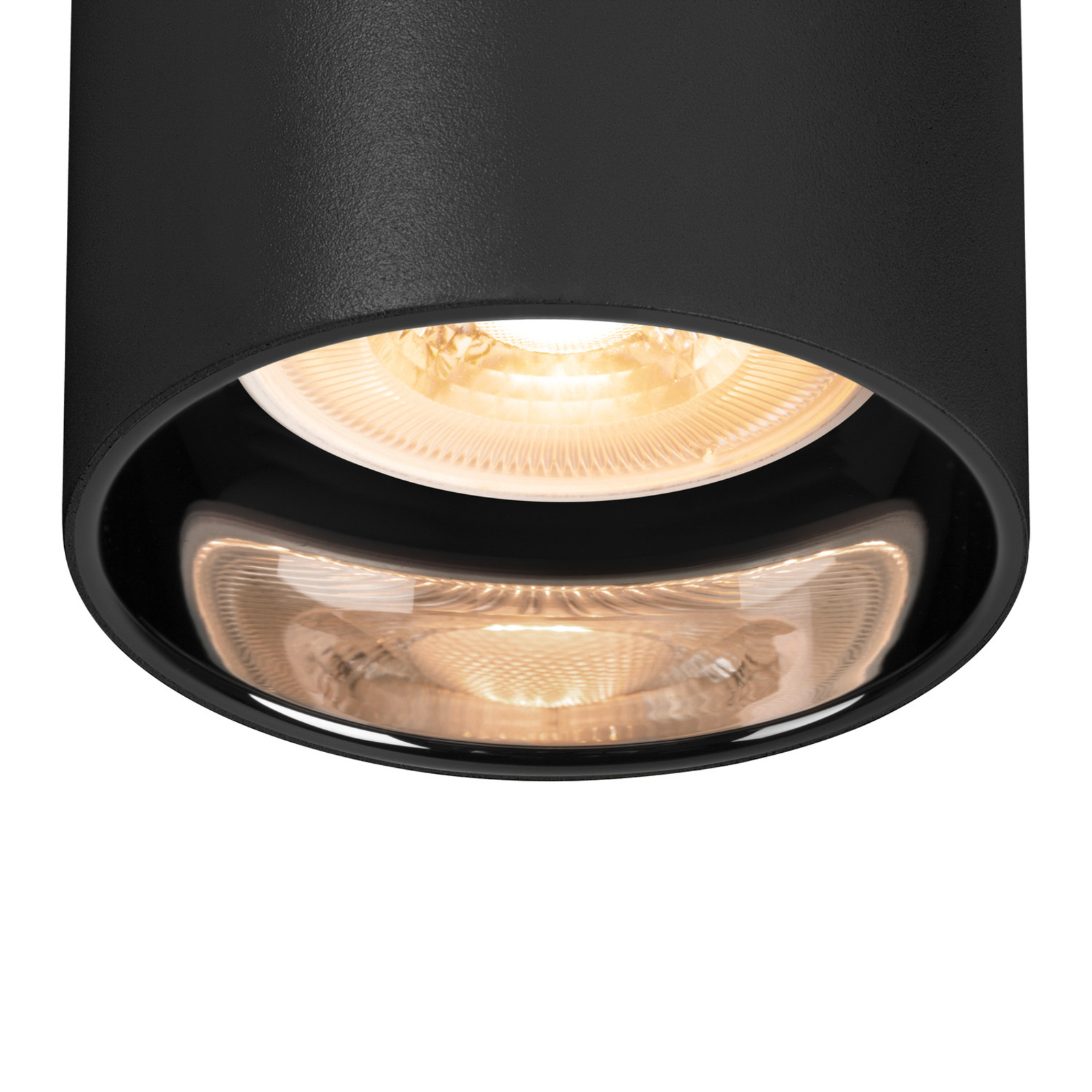 SLV Asto Tube downlight GU10 4-bulb round black