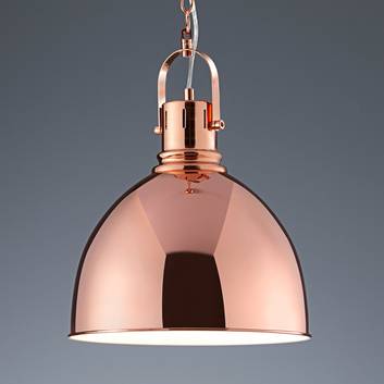 Lámpara colgante Tores en color cobre