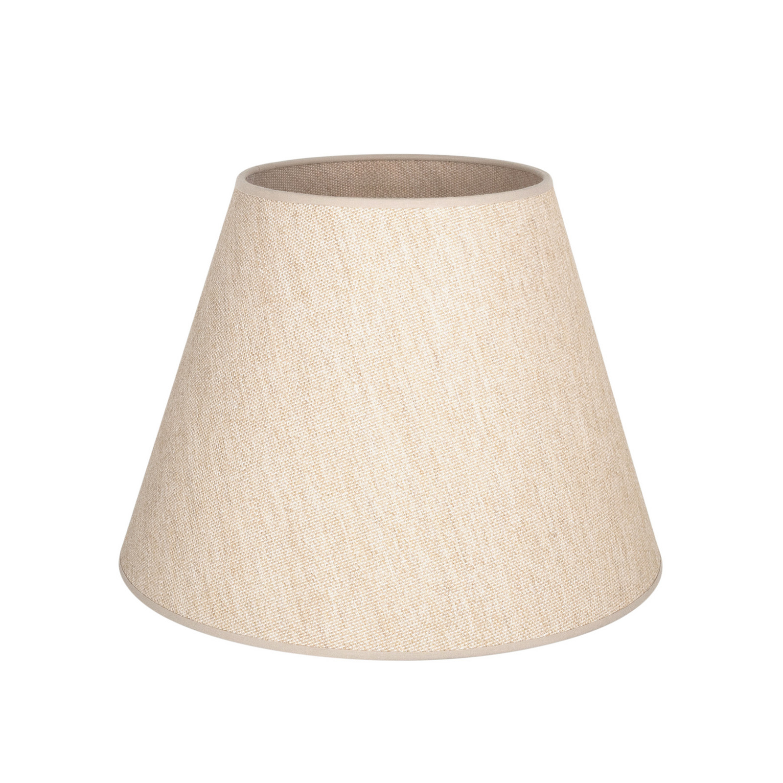 Duolla Kupolasta lampiona, bež, visina 30 cm, tkanina - Tkanina / tekstil