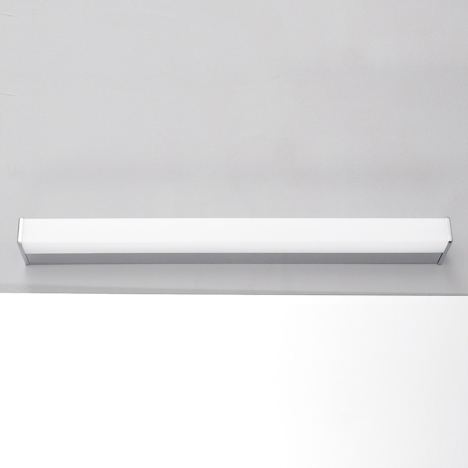 Philippa Square Wall Lamp L59 Chrome - Lindby
