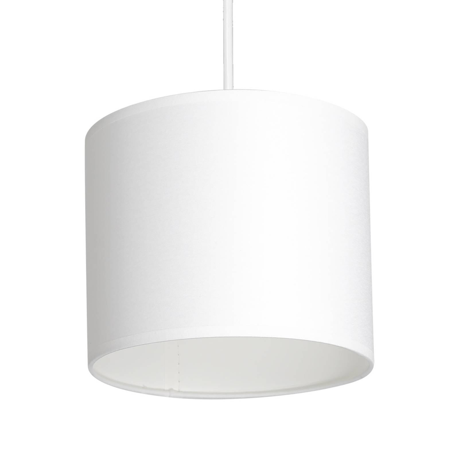 Hänglampa Soho, cylindrisk, 1 lampa Ø 18 cm vitt
