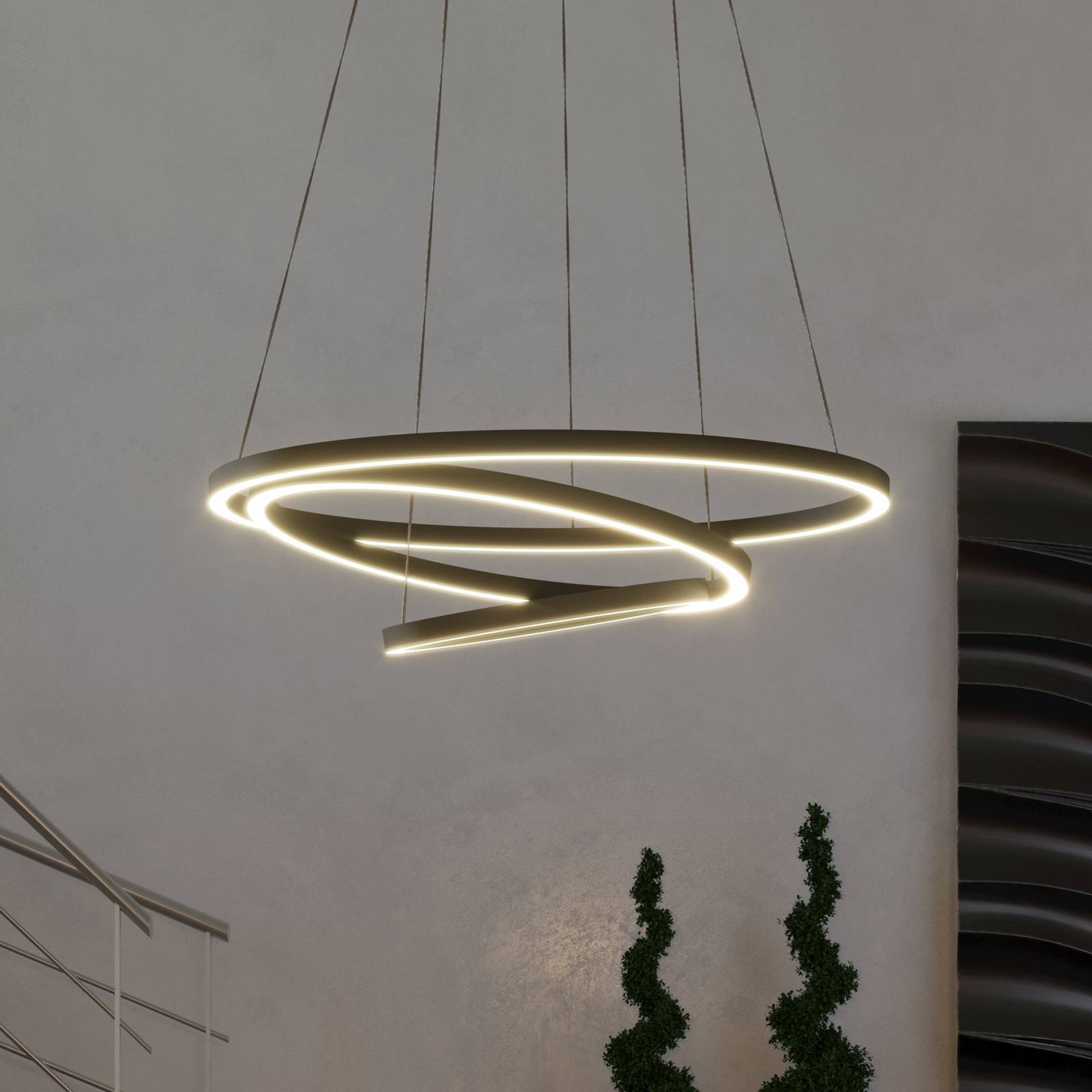 EGLO connect EGLO connect Lobinero-Z LED závěsná lampa, černá