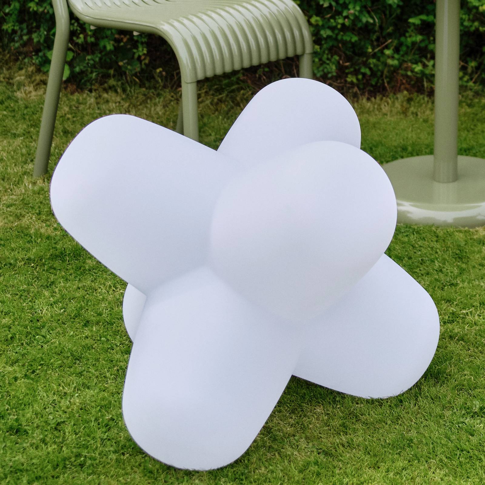 Levně Tom Dixon Tom Dixon LED stolní lampa na baterie JACK, bílá, 58 x 58 cm, IP65