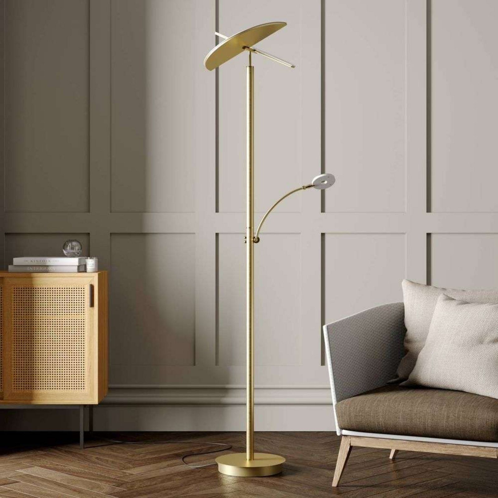 Anniki LED Golvlampa Brass - Lucande