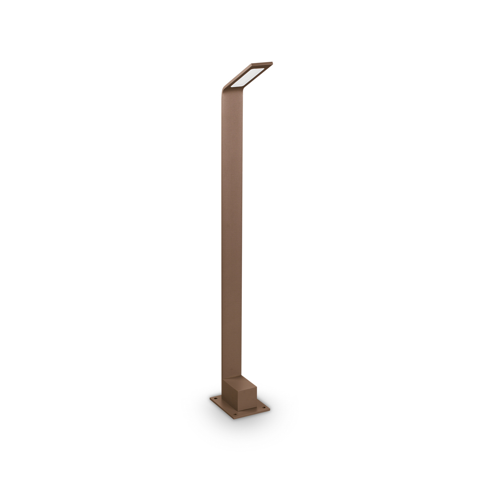 Ideal Lux LED-Wegeleuchte Agos, Höhe 80 cm, Aluminium