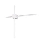 LED-Wandleuchte Cassino, weiß matt, Breite 67 cm, Metall