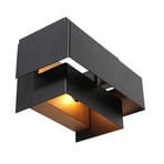 LED-Wandleuchte Muro 3368, schwarz, up/down, G9, 2.700 K