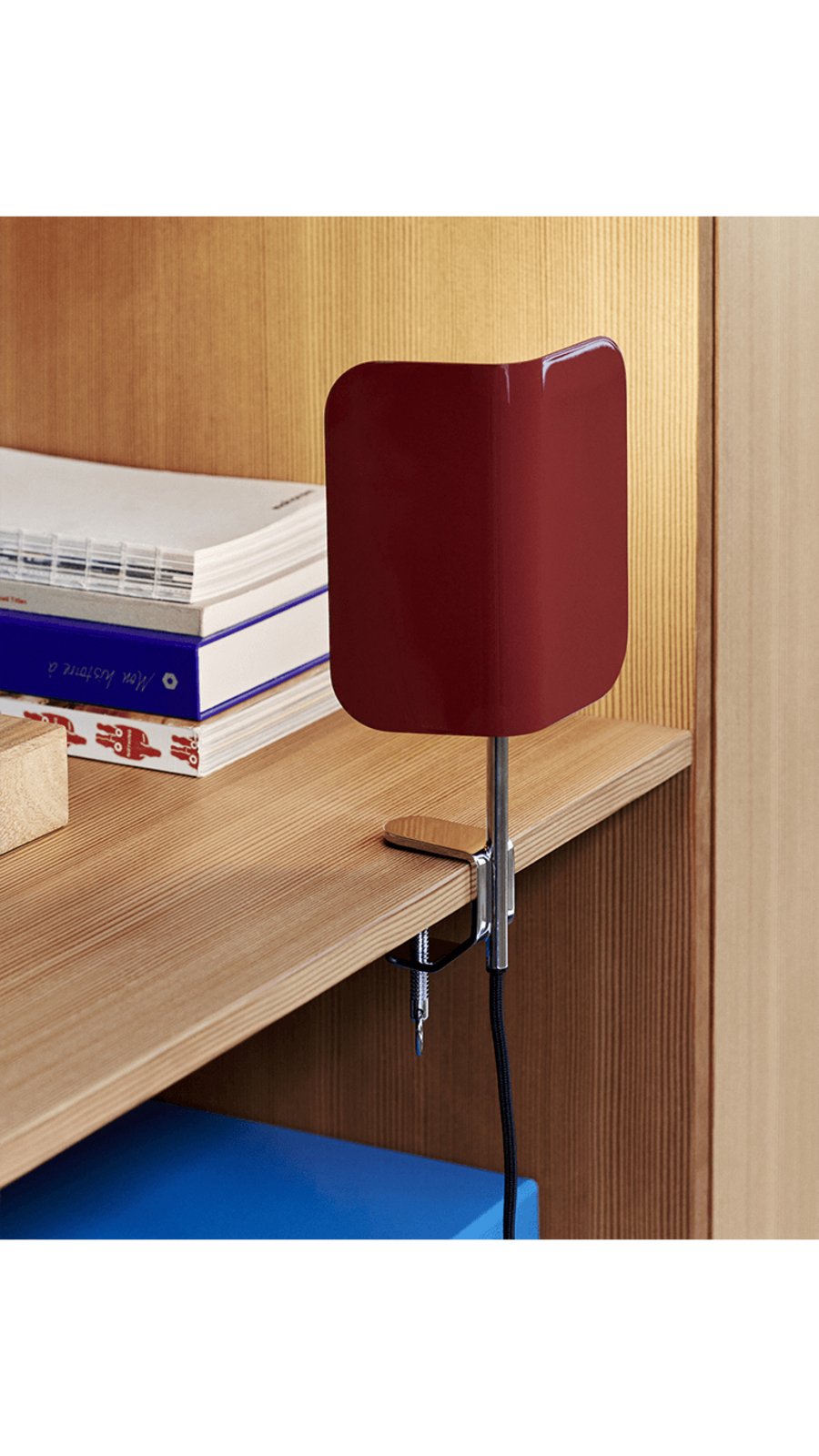 Apex Clip Lamp Maroon Red - HAY