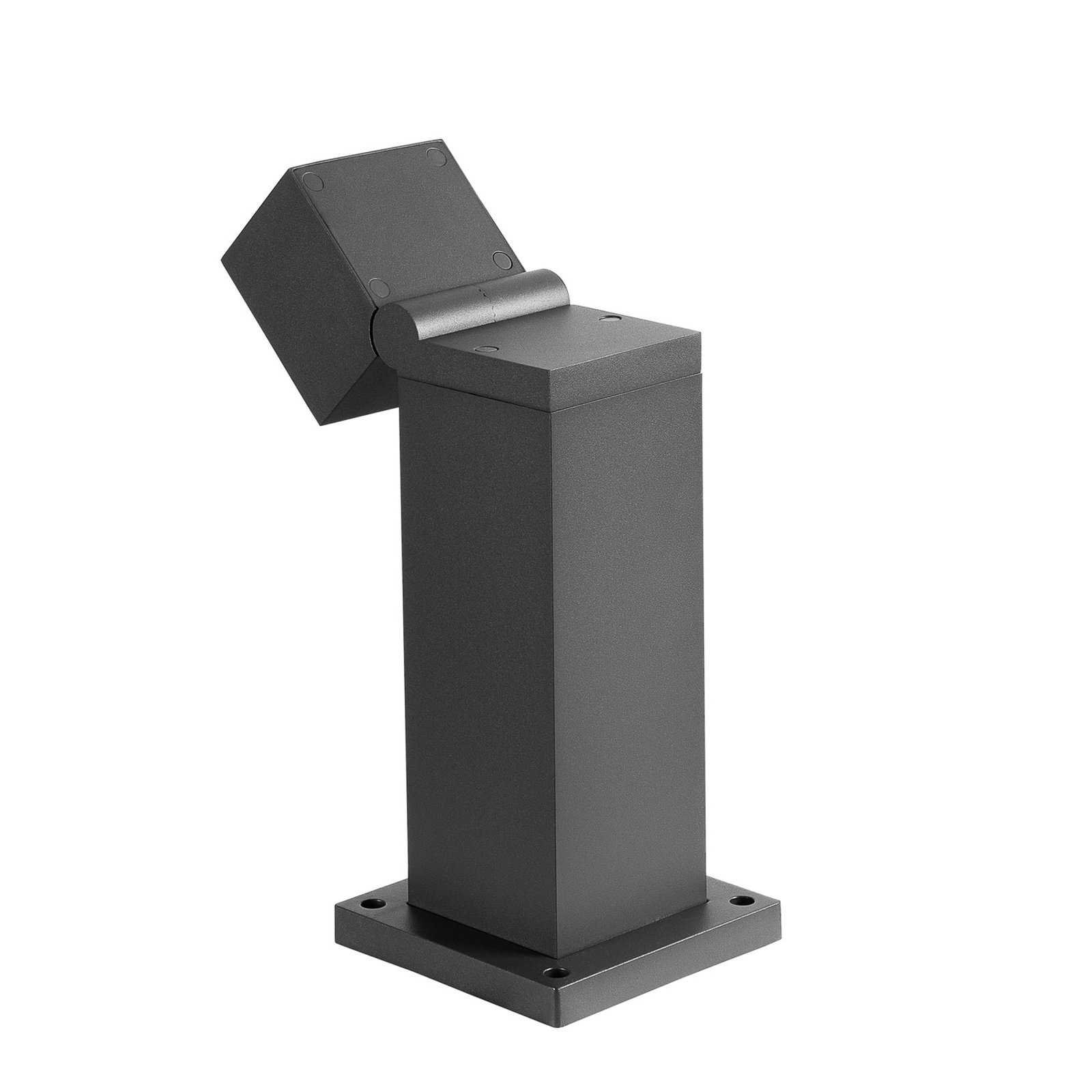SLV LED-kantavalaisin S-Cube 35, antrasiitti, alumiini, korkeus 35 cm