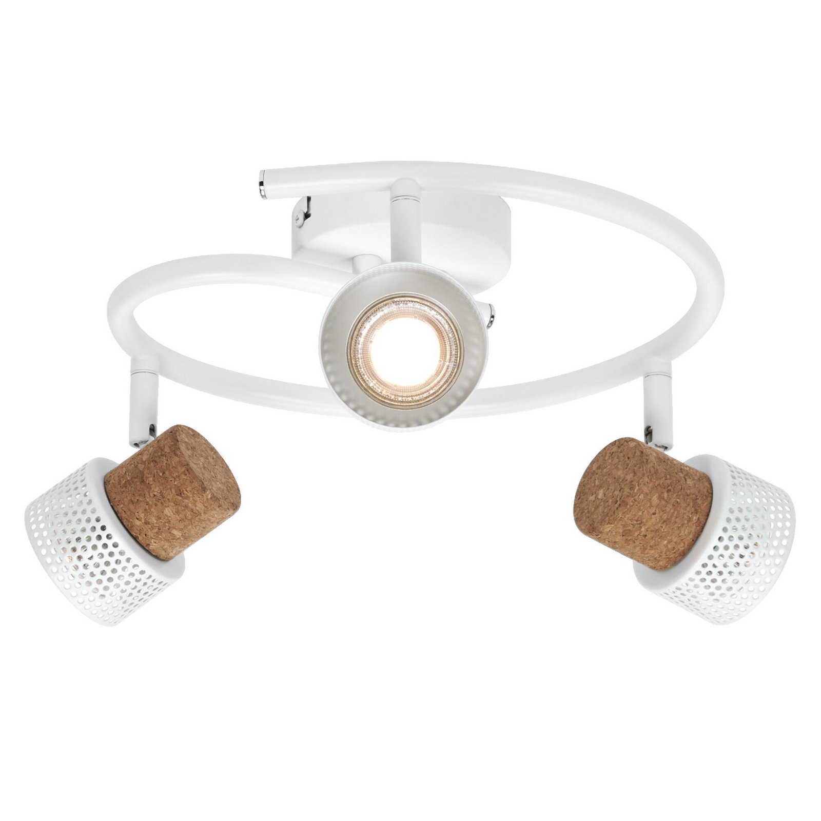 OSRAM Faretto da soffitto CORK SPIRAL bianco 3 faretto GU10LED 927 dimmerabile