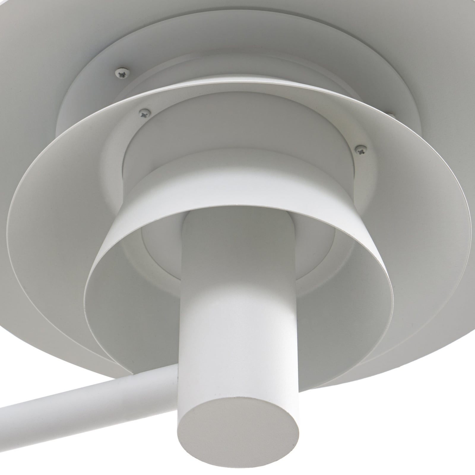 Montaro LED-Außenwandleuchte, IP54, weiß, Sensor, Aluminium - Lucande