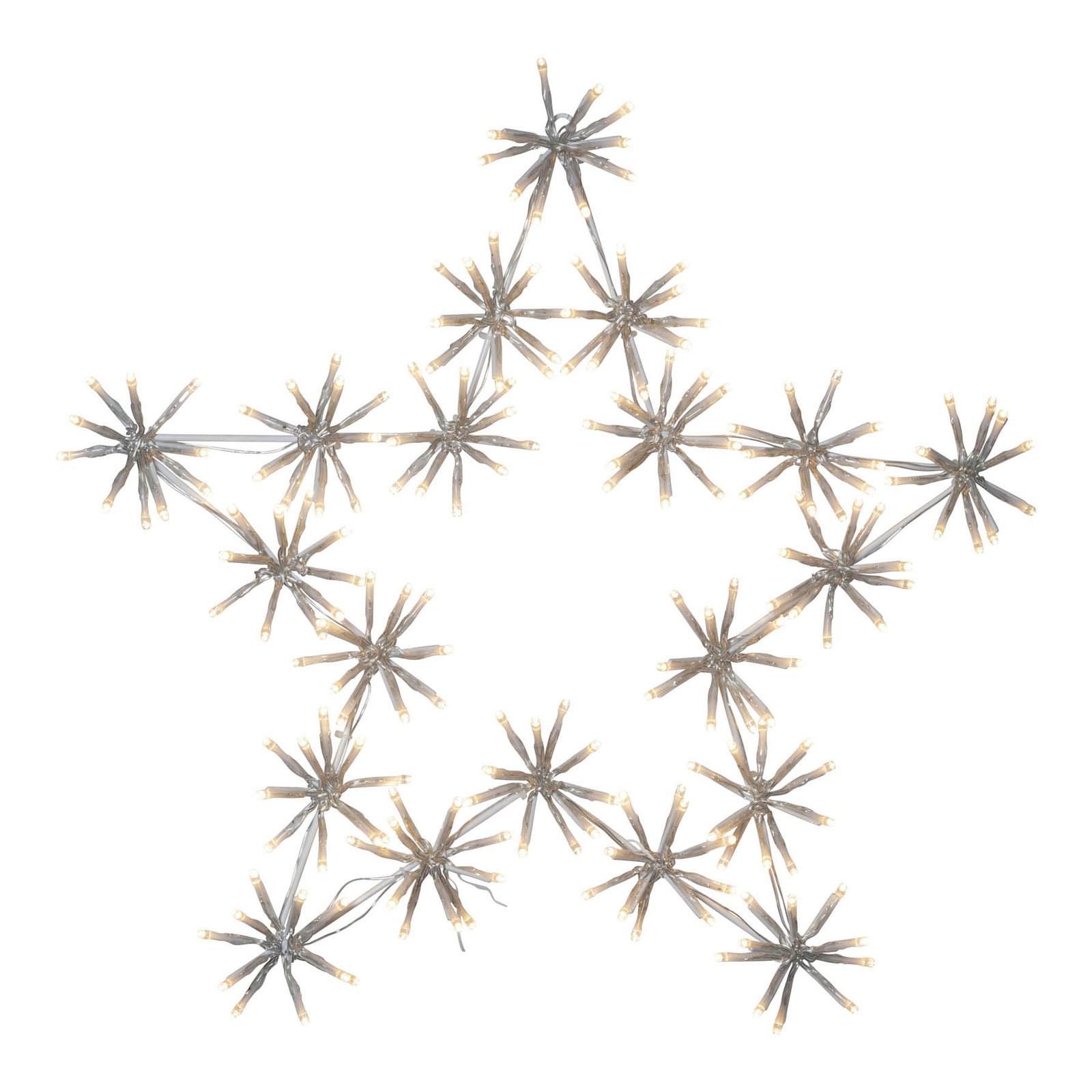 LED-Dekoleuchte Flower Star für außen