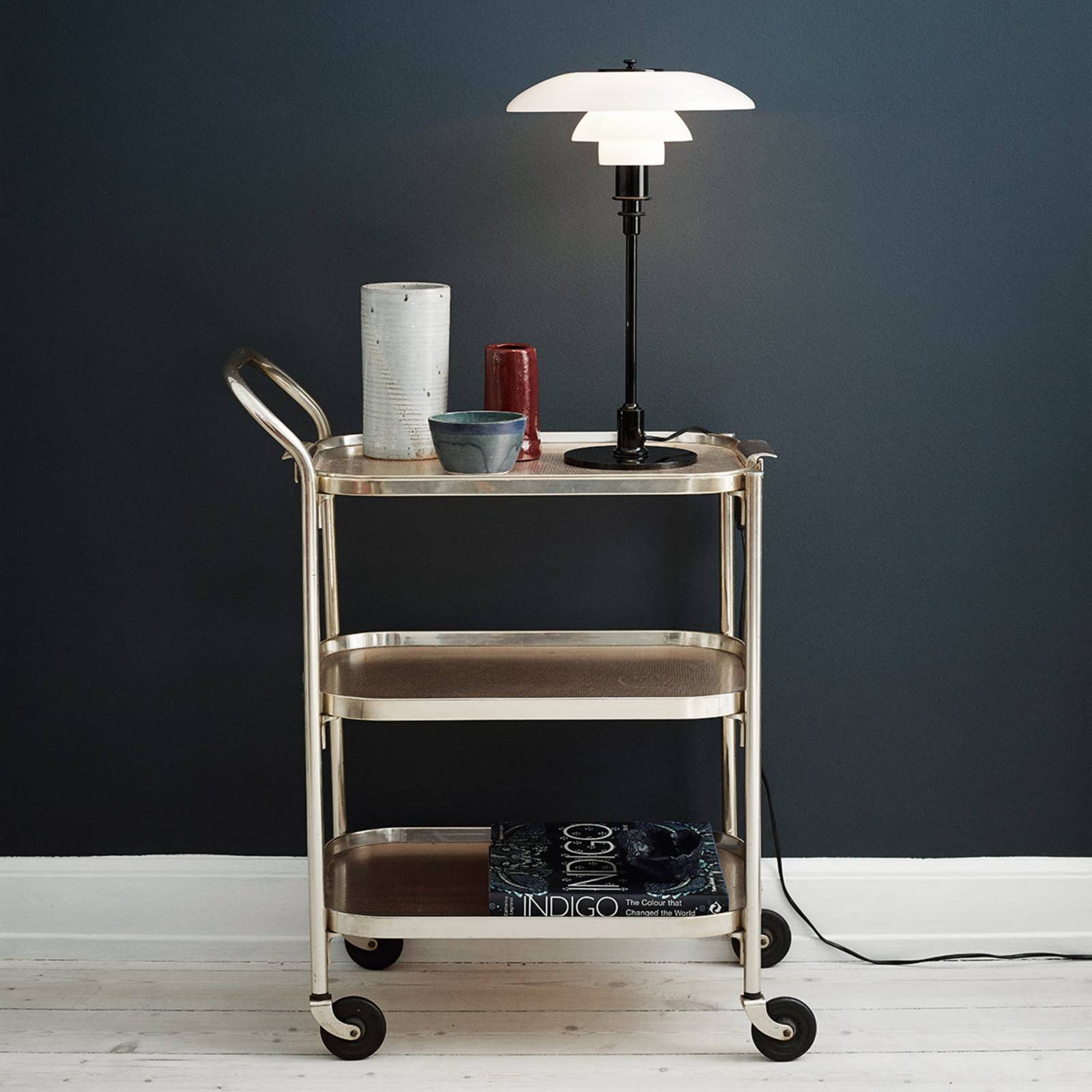 Louis Poulsen PH 3/2 lampa stołowa, czarna