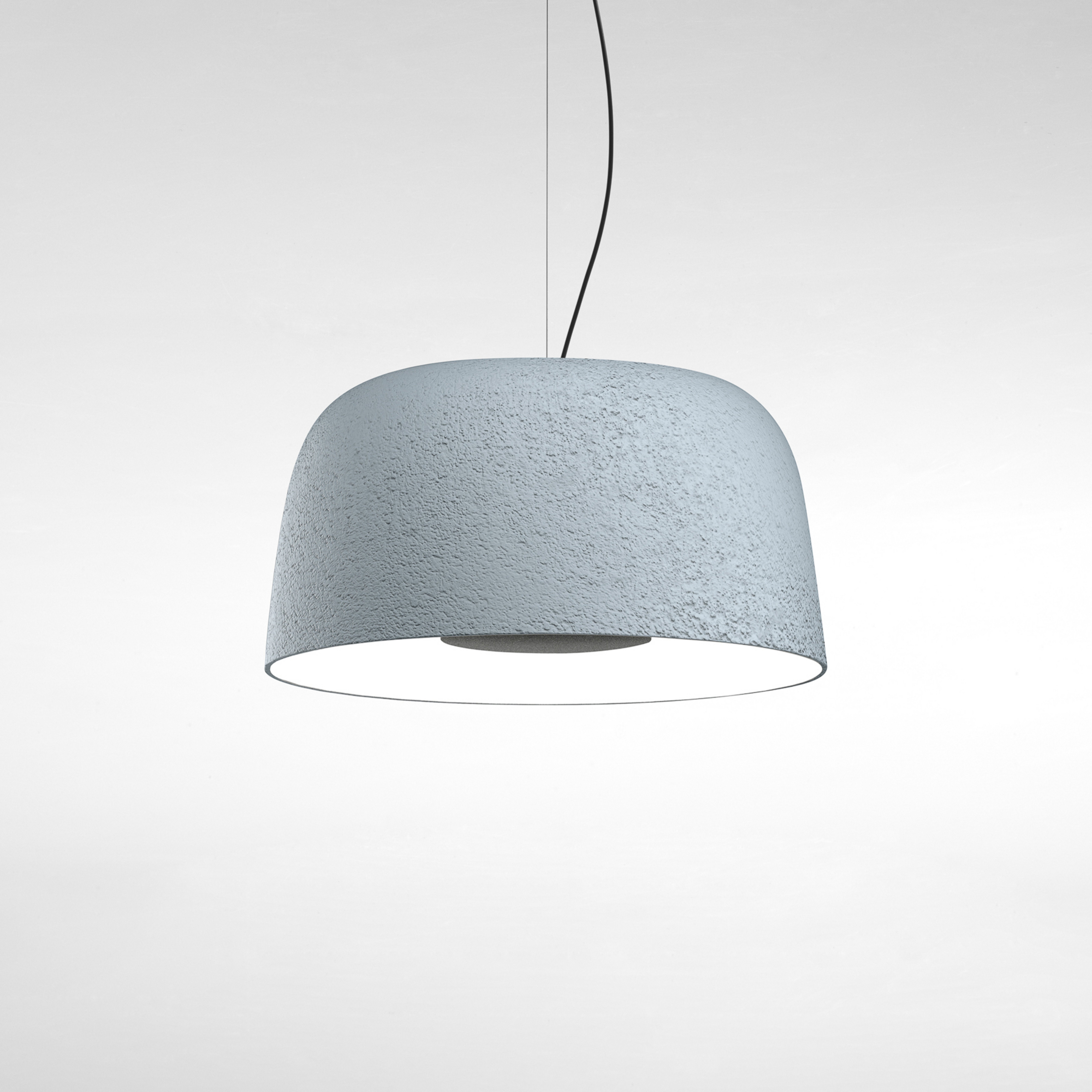 MARSET Djembé 42.21 LED sospensione, Triac celeste