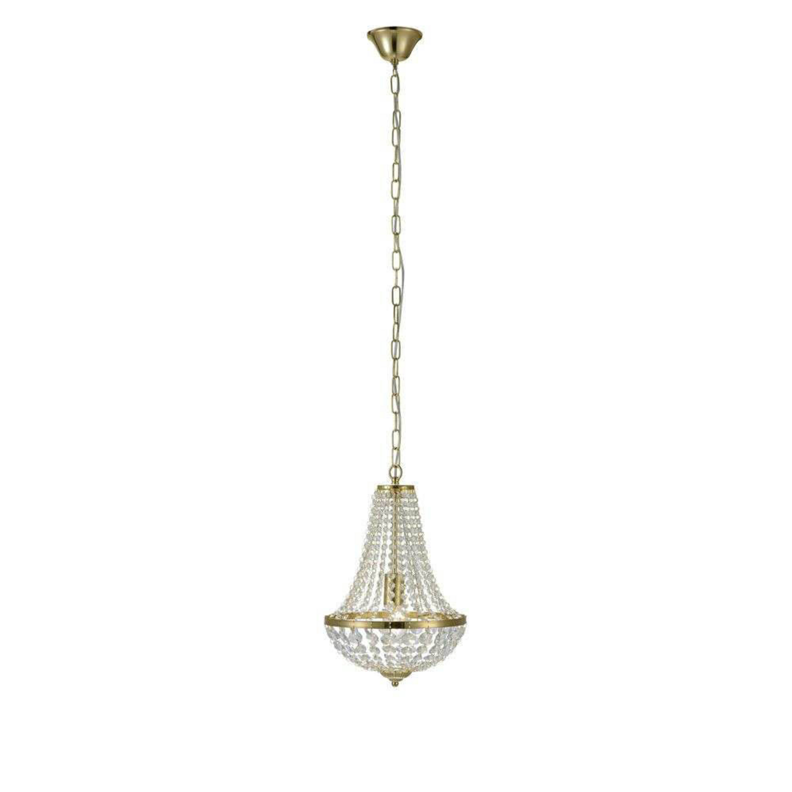Gränsö 1 Kronleuchter Brushed Brass - Markslöjd