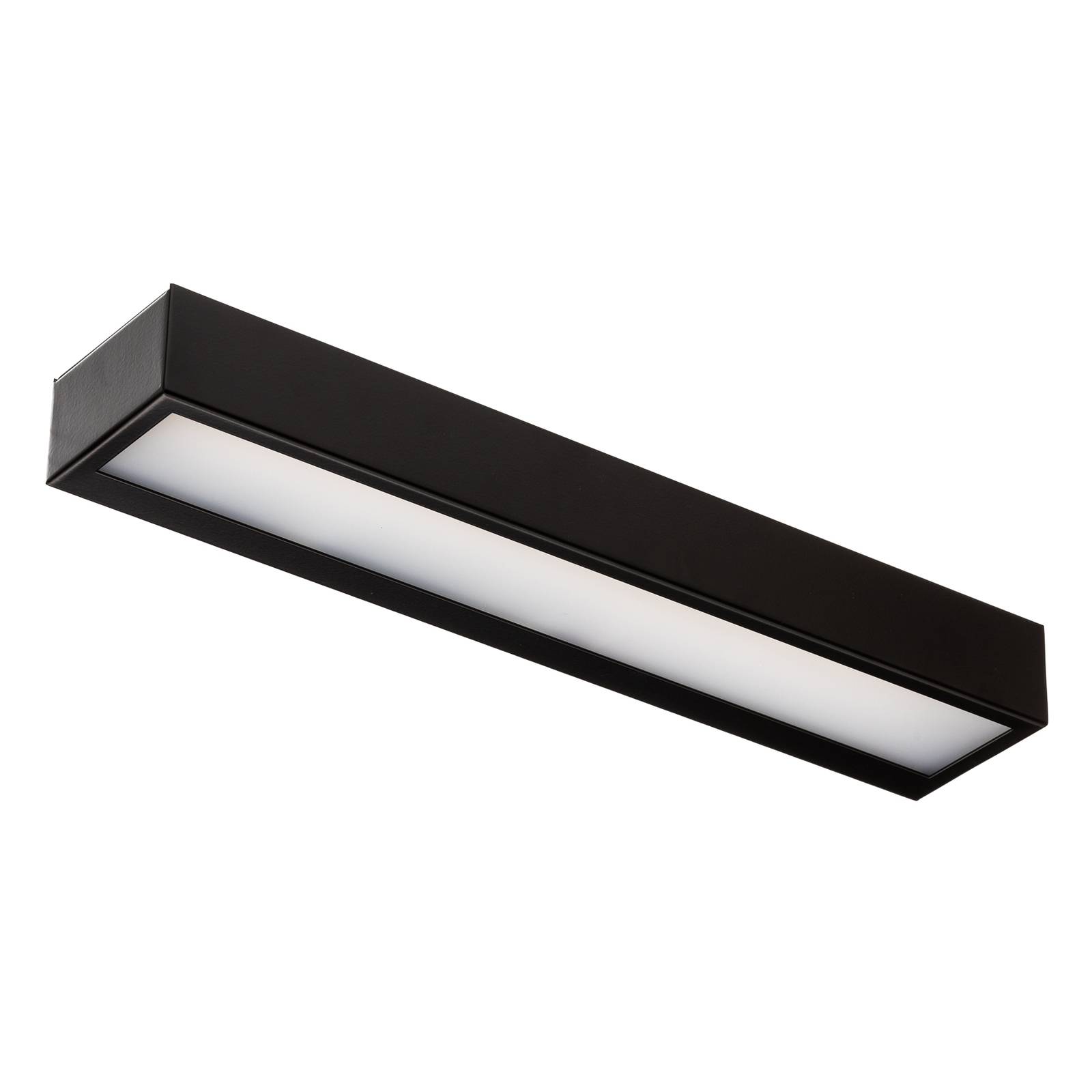 Applique LED Mera largeur 40 cm noire 3 000 K