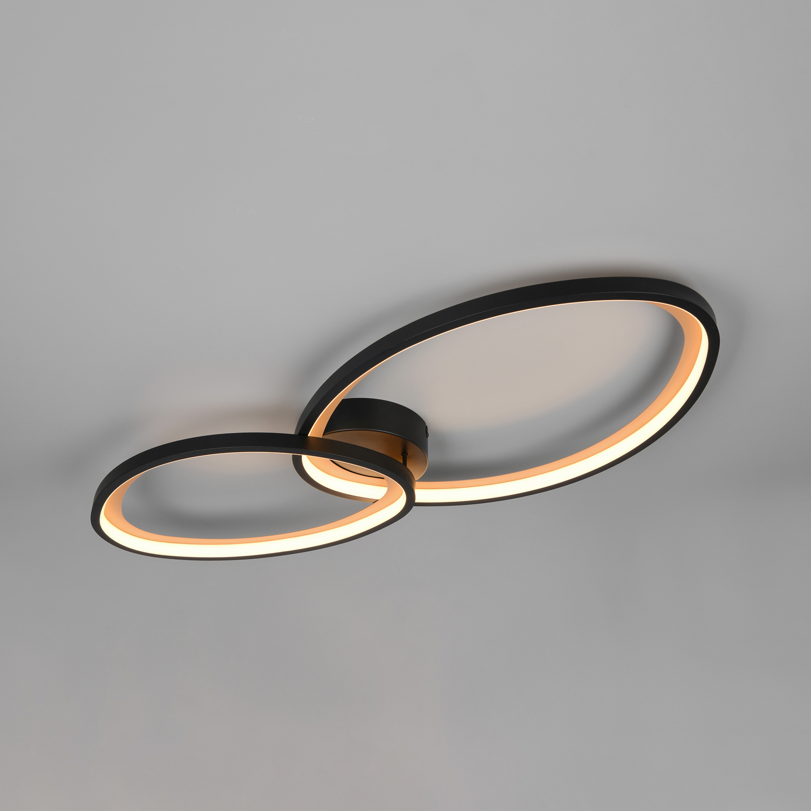 LED griestu lampa „Sivo“, garums 84 cm, matēti melna, metāls, CCT LED griestu lampa „Sivo“, garums 84 cm, matēti melna, metāls, CCT