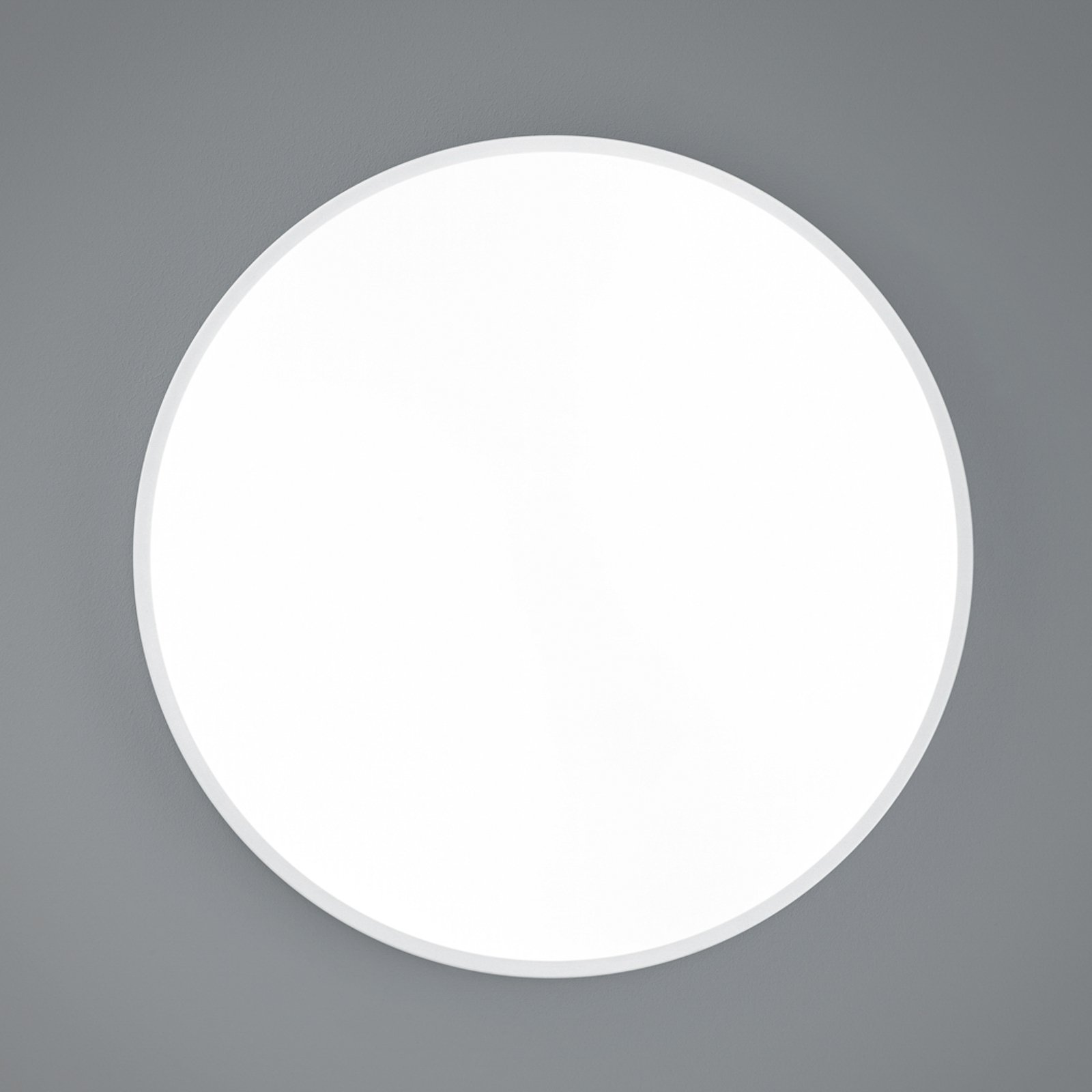 LED-kattovalaisin Waco, CCT, Ø 49,5 cm, matta valkoinen