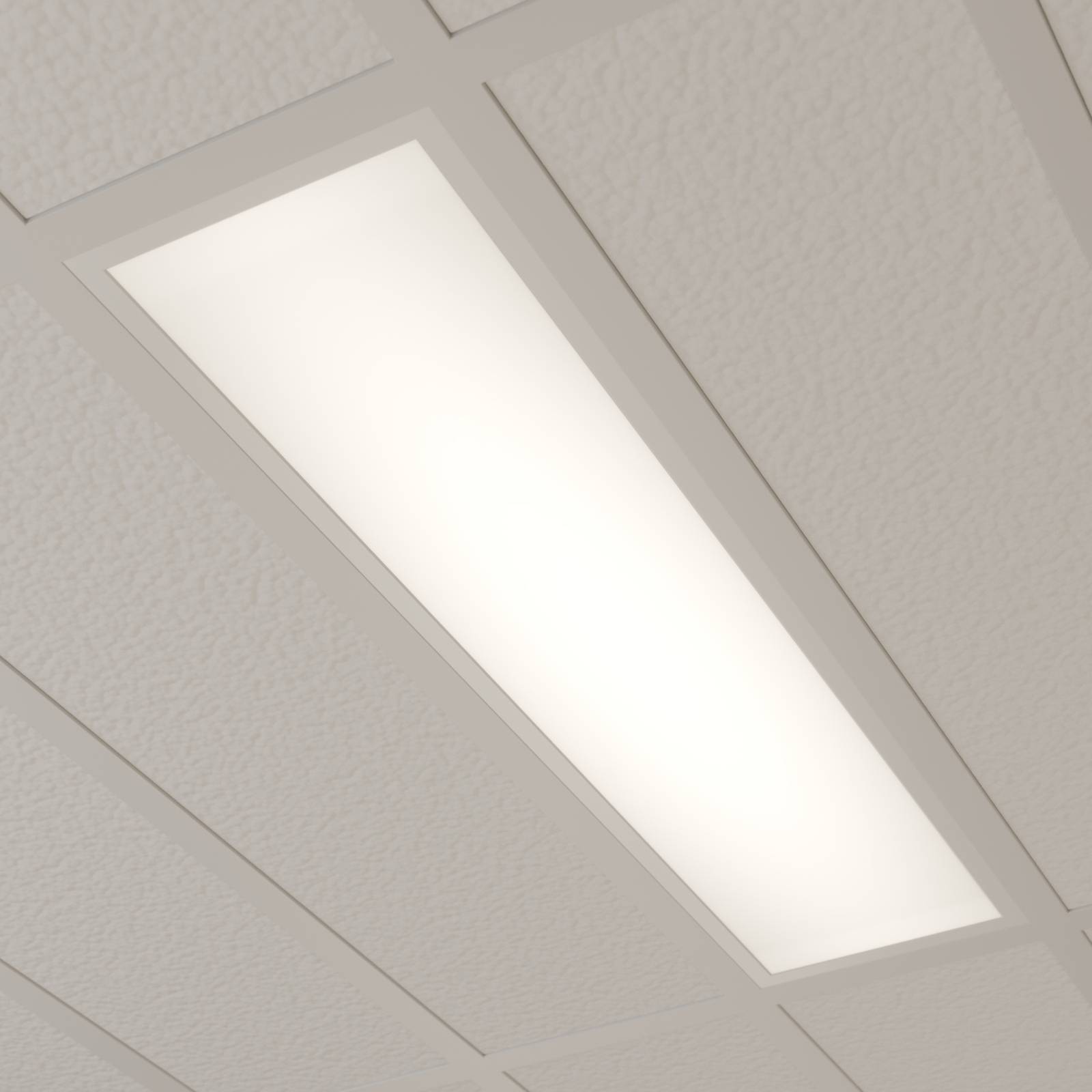 E-shop Arcchio Nesley LED panel, 120 cm, 4 000 K, biely