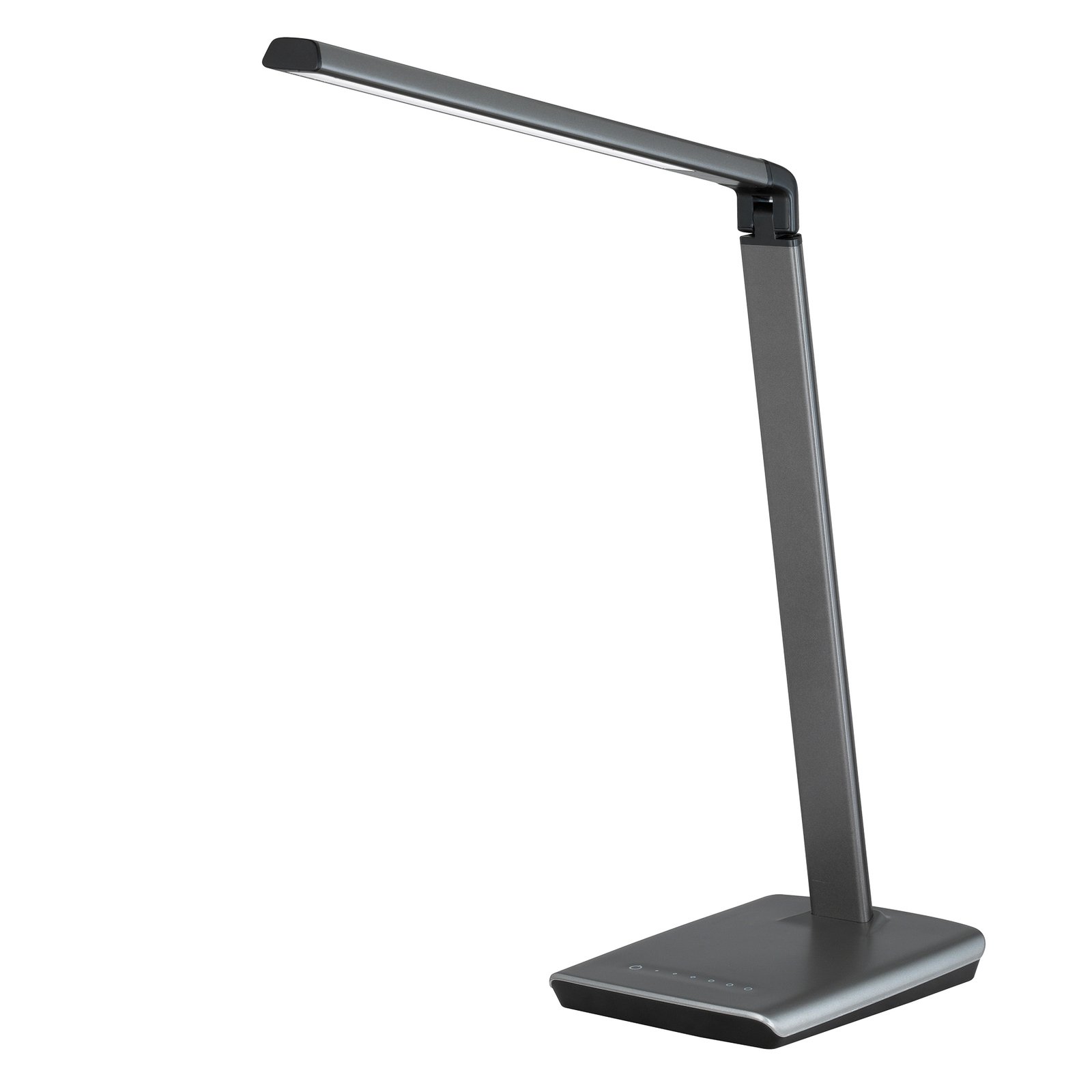Bright LED table lamp, dimmer, CCT, grey