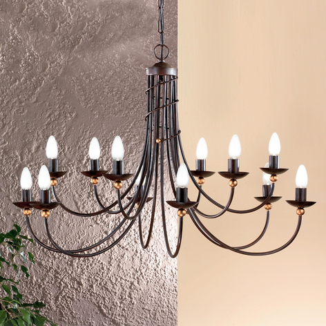 Lustre élégant GARDA de style rustique