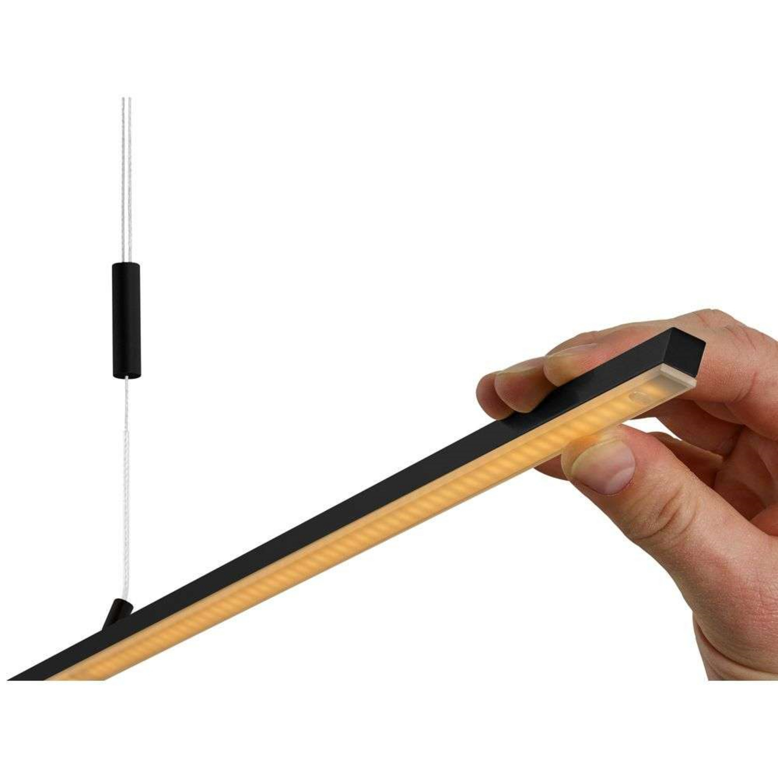Slim Hanglamp L128 Black - Bankamp