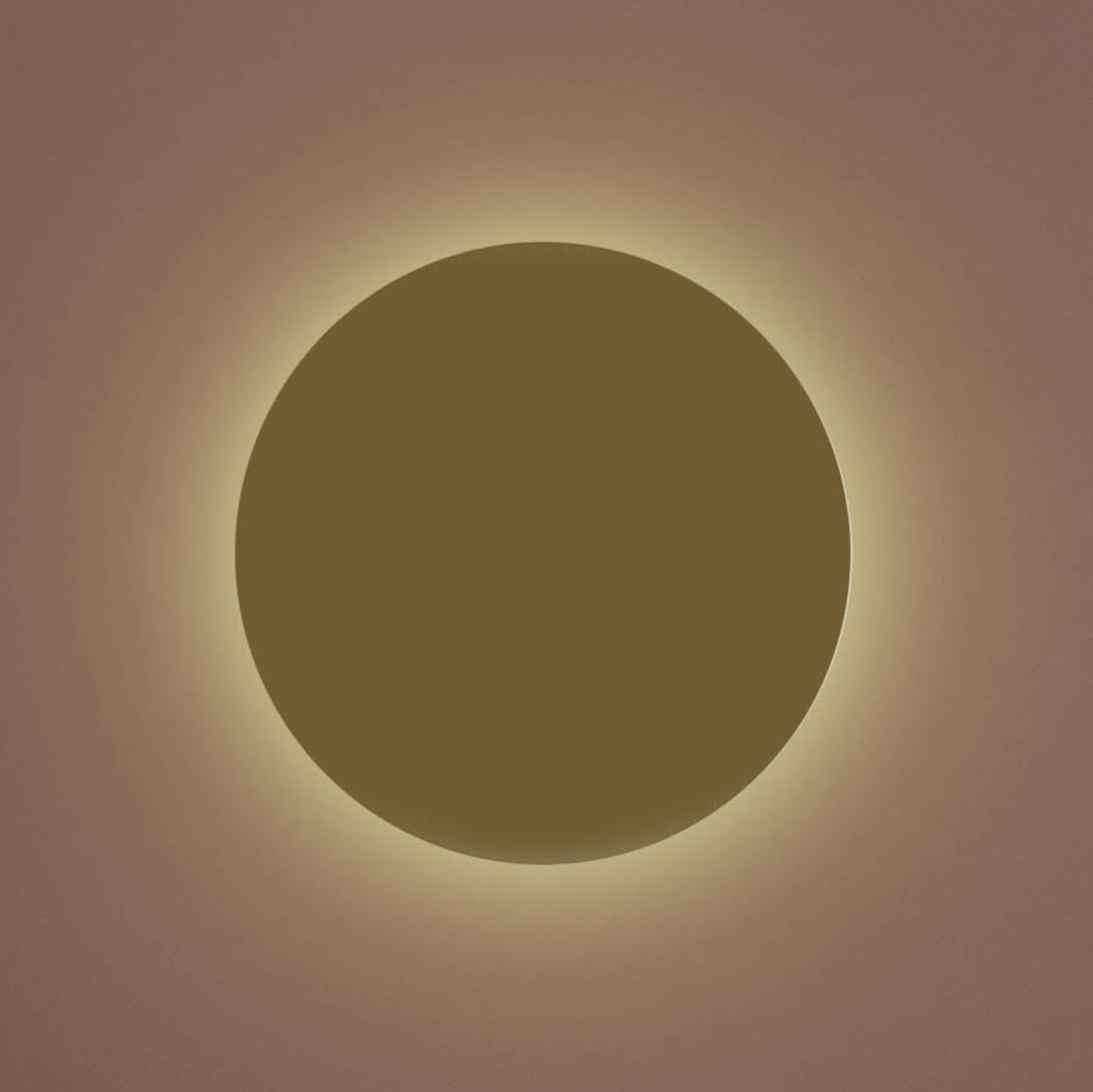 Lunia Nova stenska svetilka, zlata, Ø 30 cm