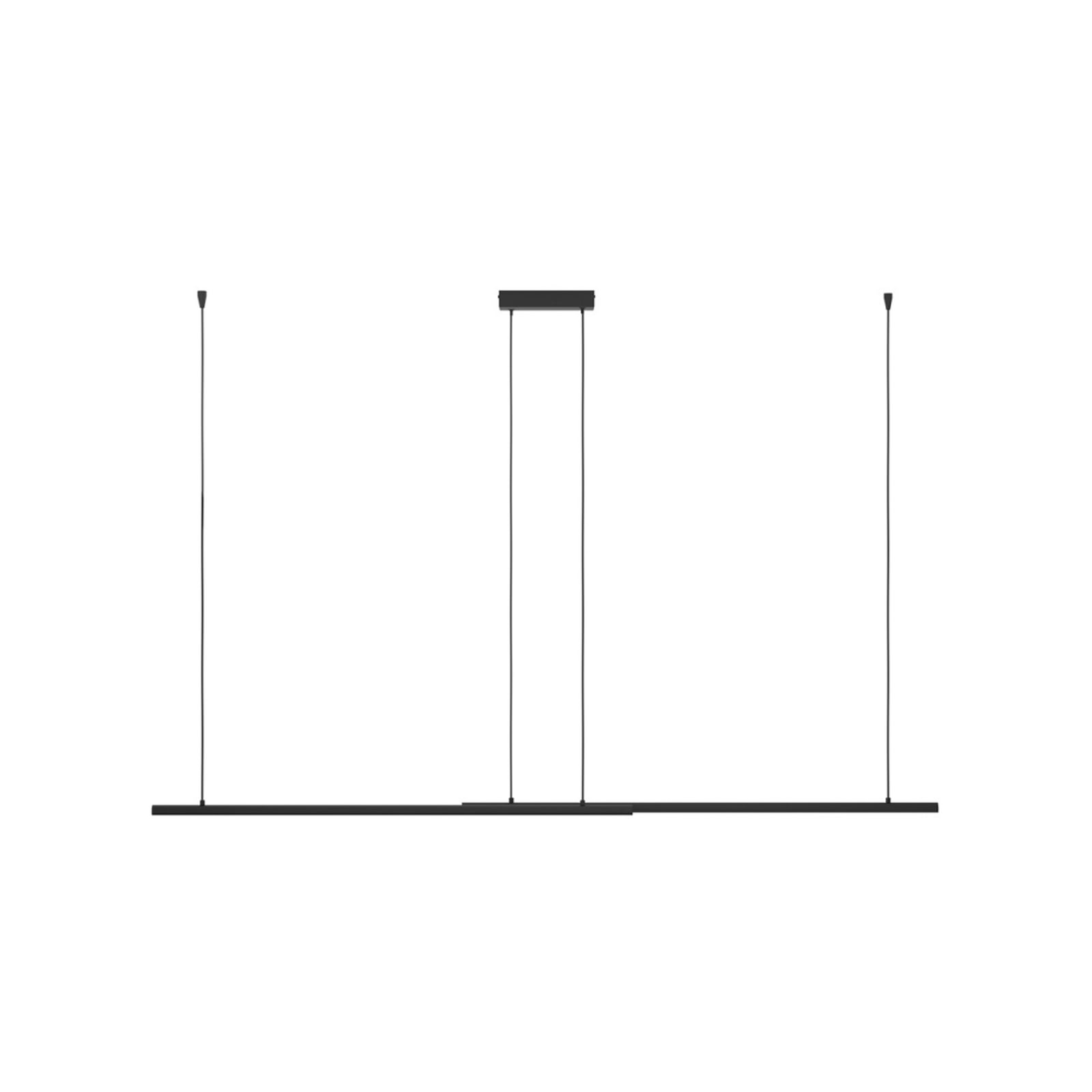 EGLO connect Smart LED-riippuvalaisin FLATRON-Z, 150 cm, musta EGLO connect Smart LED-riippuvalaisin FLATRON-Z, 150 cm, musta