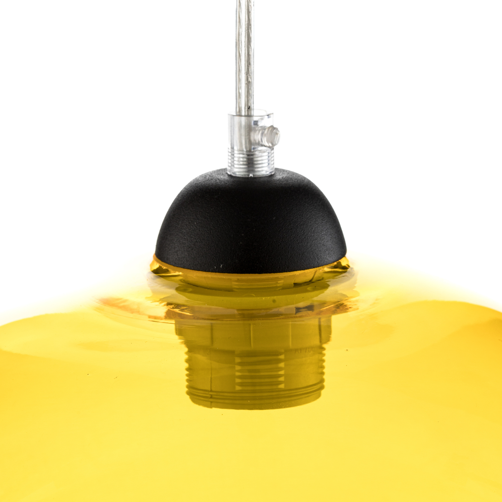 Lámpara colgante Colour, pantalla amarilla