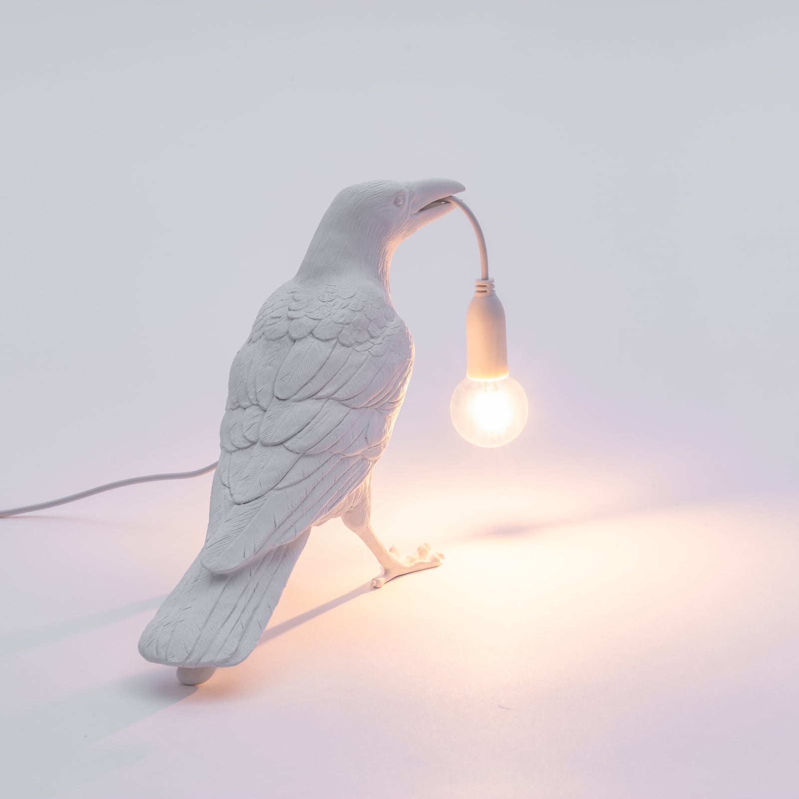Bird Lamp Waiting Table Lamp Outdoor White - Seletti Bird Lamp Waiting Table Lamp Outdoor White - Seletti
