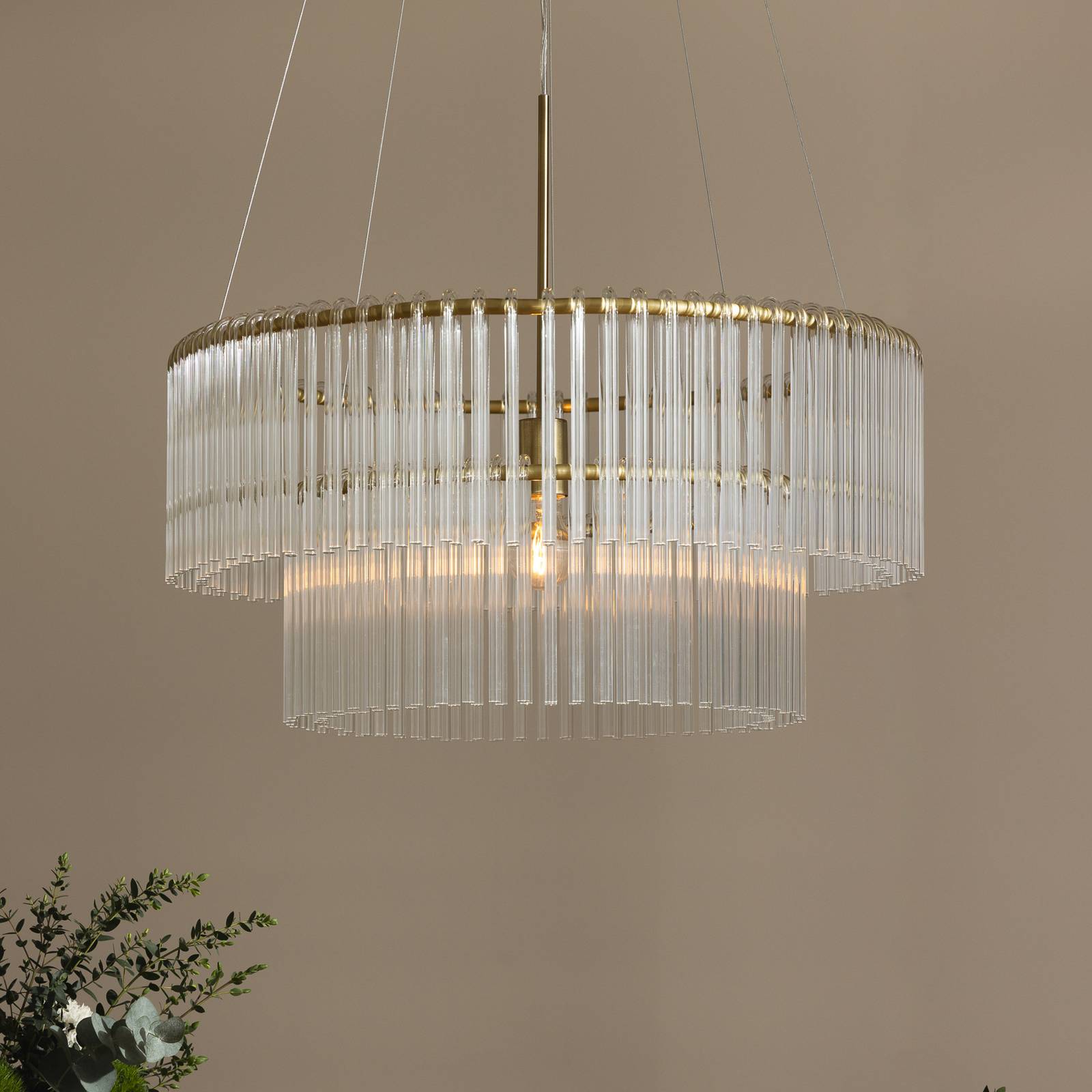 Globen Lighting Hängeleuchte HOOK 60, Glas, transparent günstig online kaufen