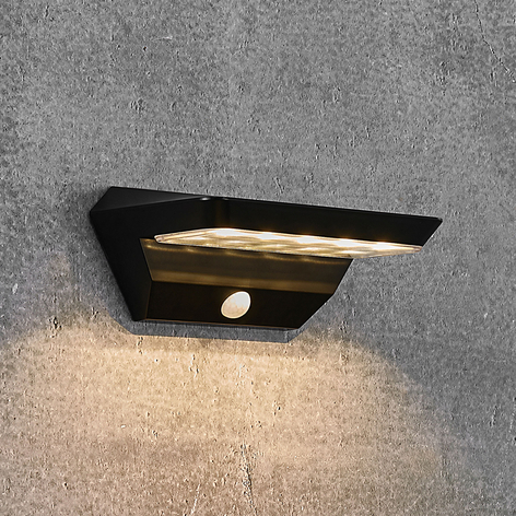 LED-Solar-Wandleuchte Agena mit Bewegungsmelder