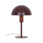 Bordlampe Ellen mini, bordeaux, høyde 25 cm, metall