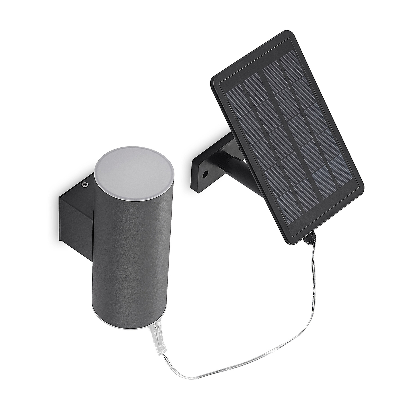 Lindby Maurun applique solaire LED, anthracite