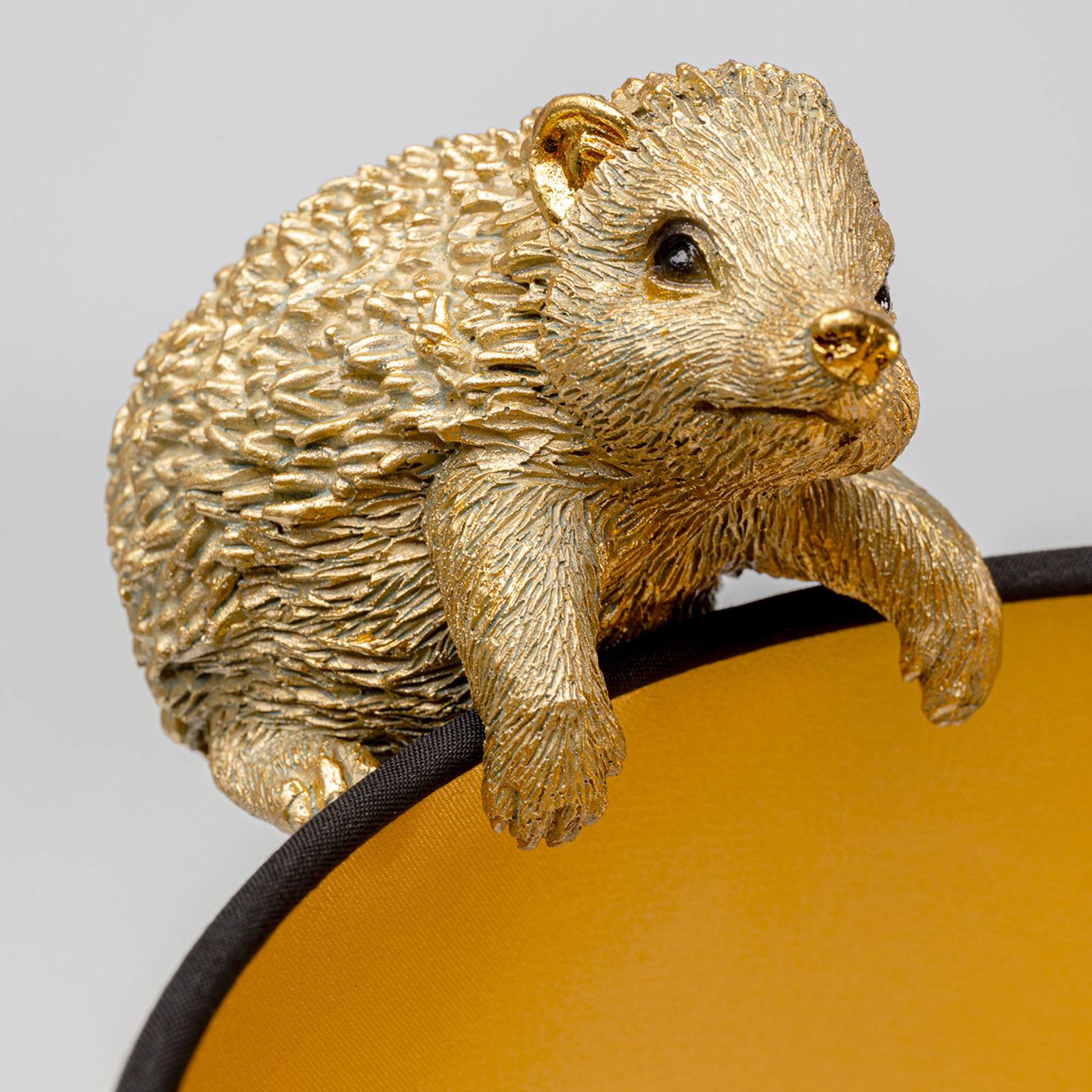 KARE Tischleuchte Animal Hedgehog Family, gold/braun, E27 günstig online kaufen
