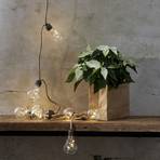 Jutta string lights jute, battery, 10 bulbs