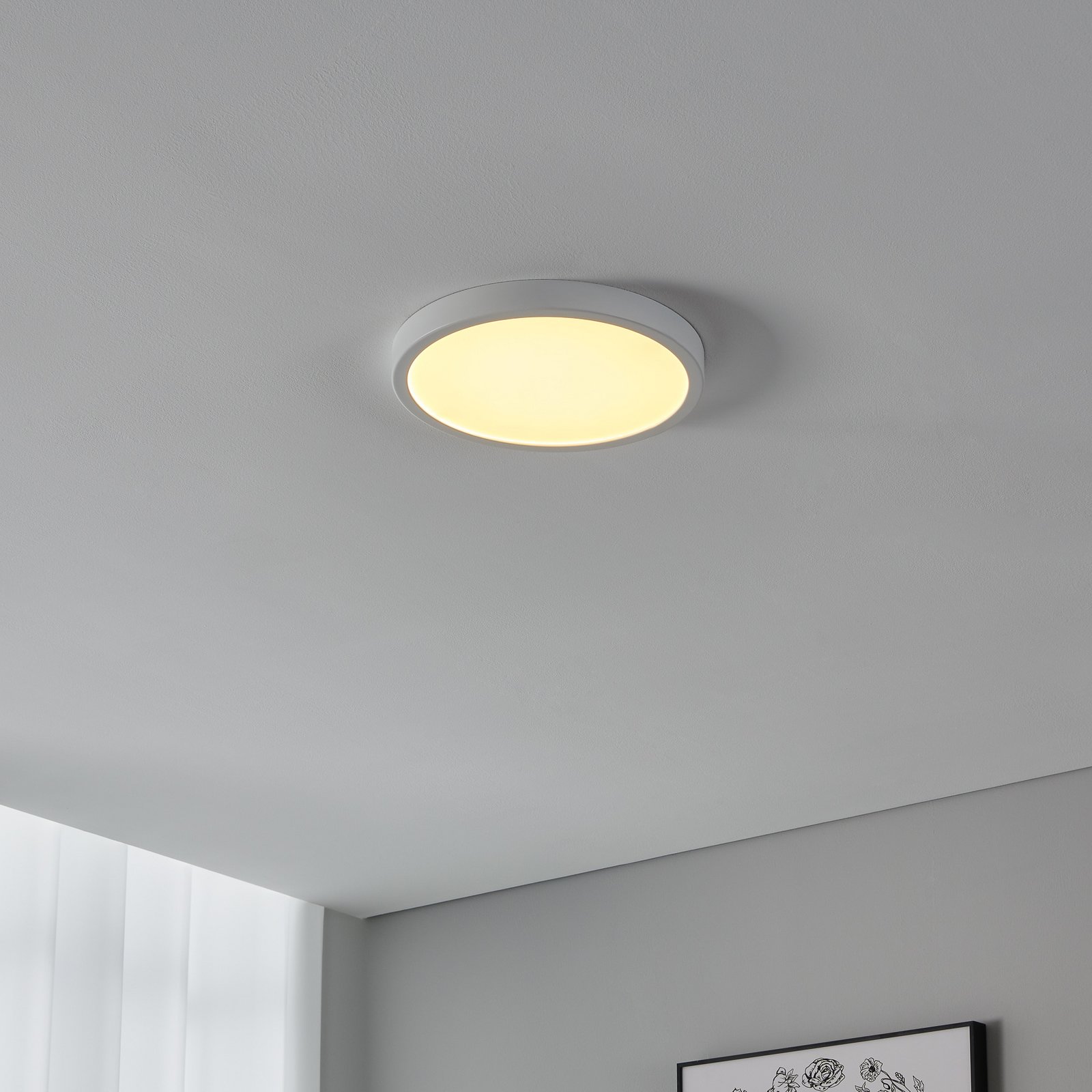 EGLO connect Fueva-Z taklampa, Ø 28,5cm vit