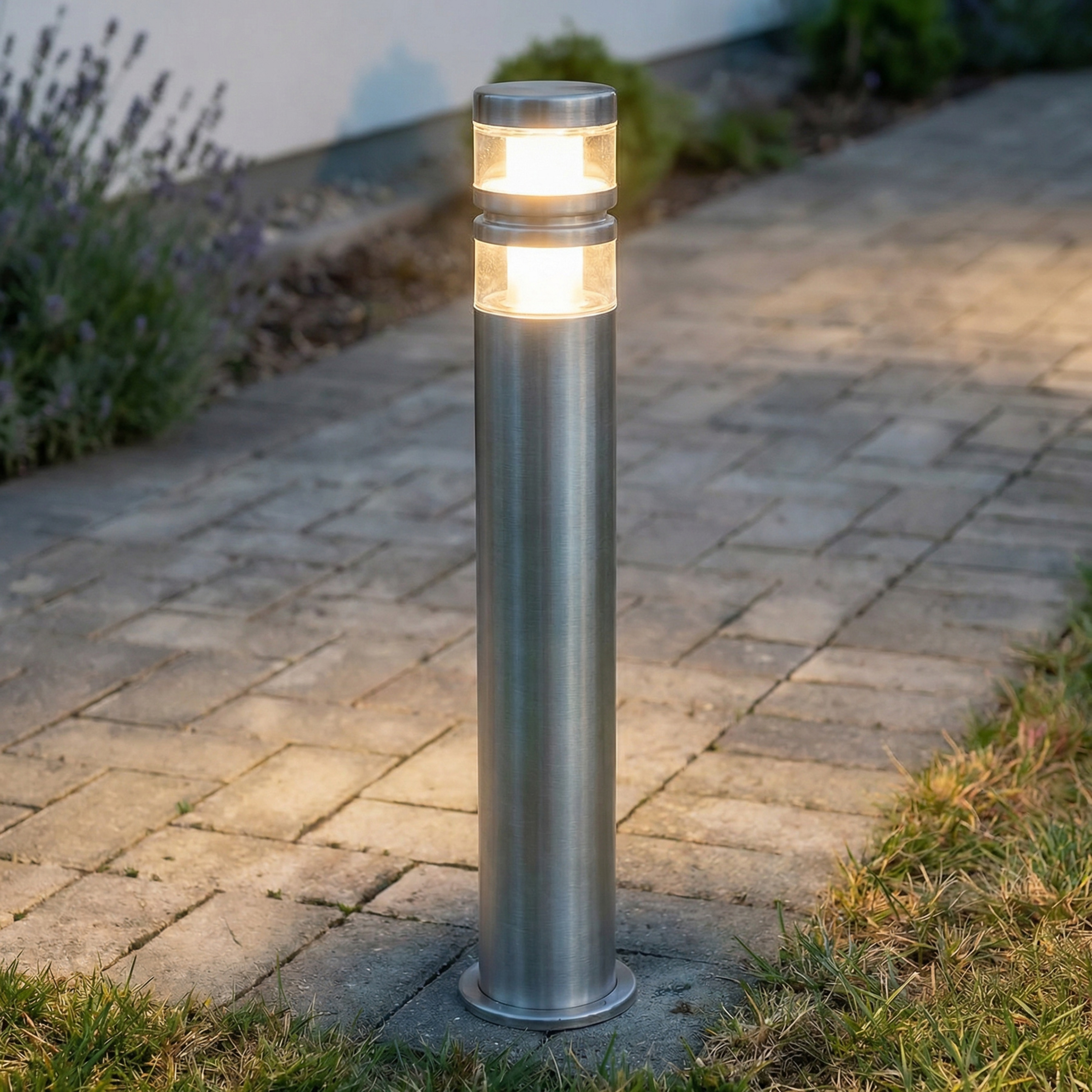 Lanea Lampada da Giardino Acciaio - Lindby