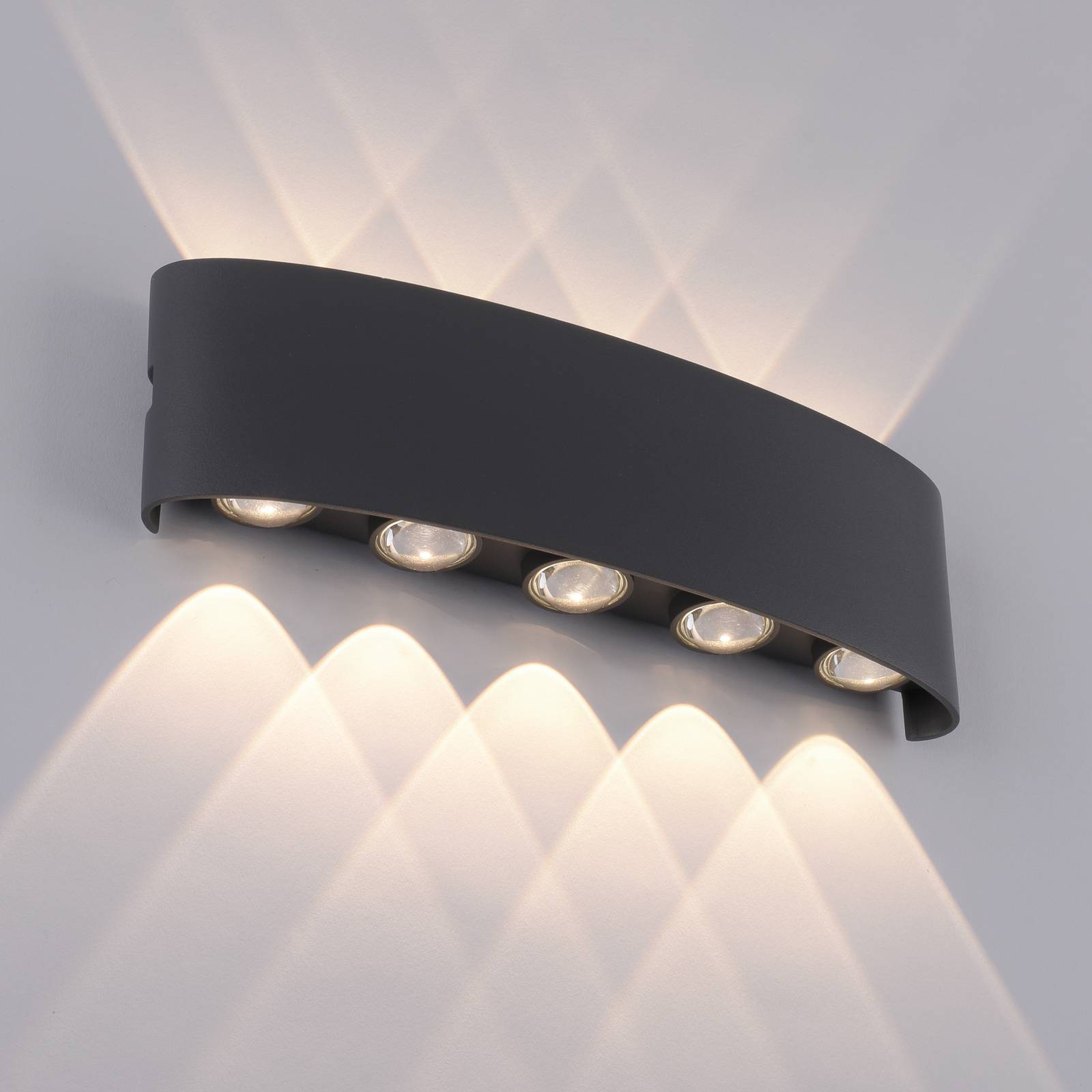 Paul Neuhaus Applique d’extérieur LED Carlo IP54 à 10 lampes