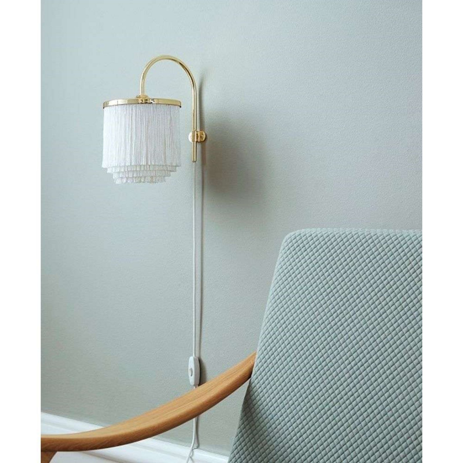 Fringe Vägglampa Cream White - Warm Nordic