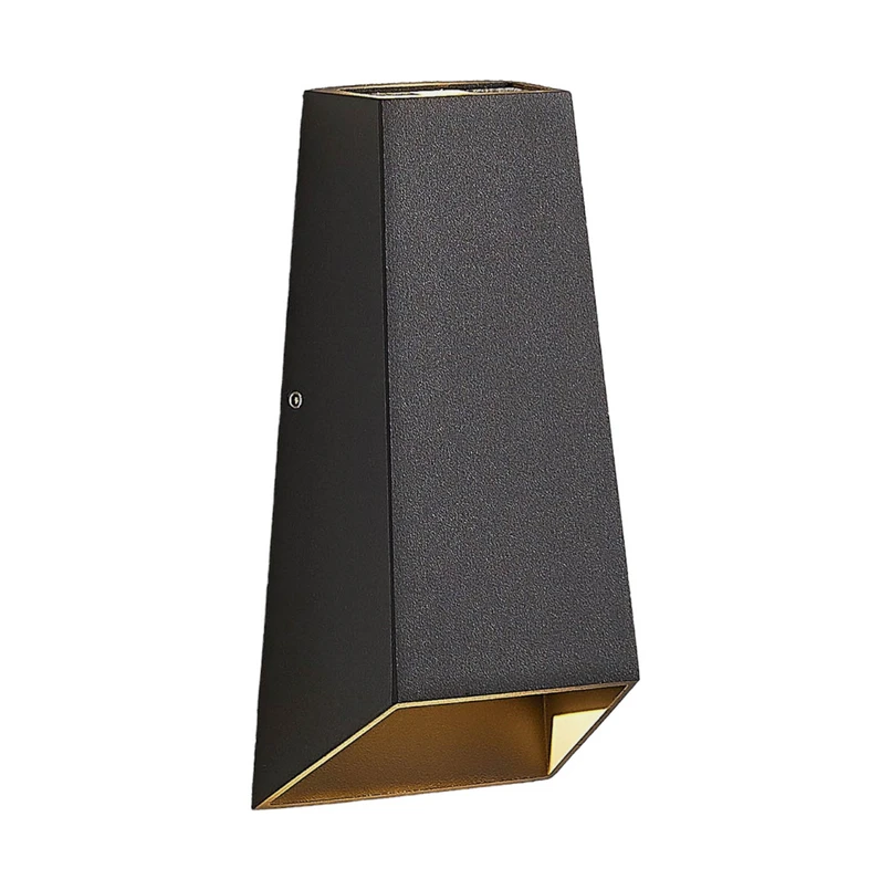 Lucande – Dagur LED Up/Down Außen Wandleuchte Dark Grey