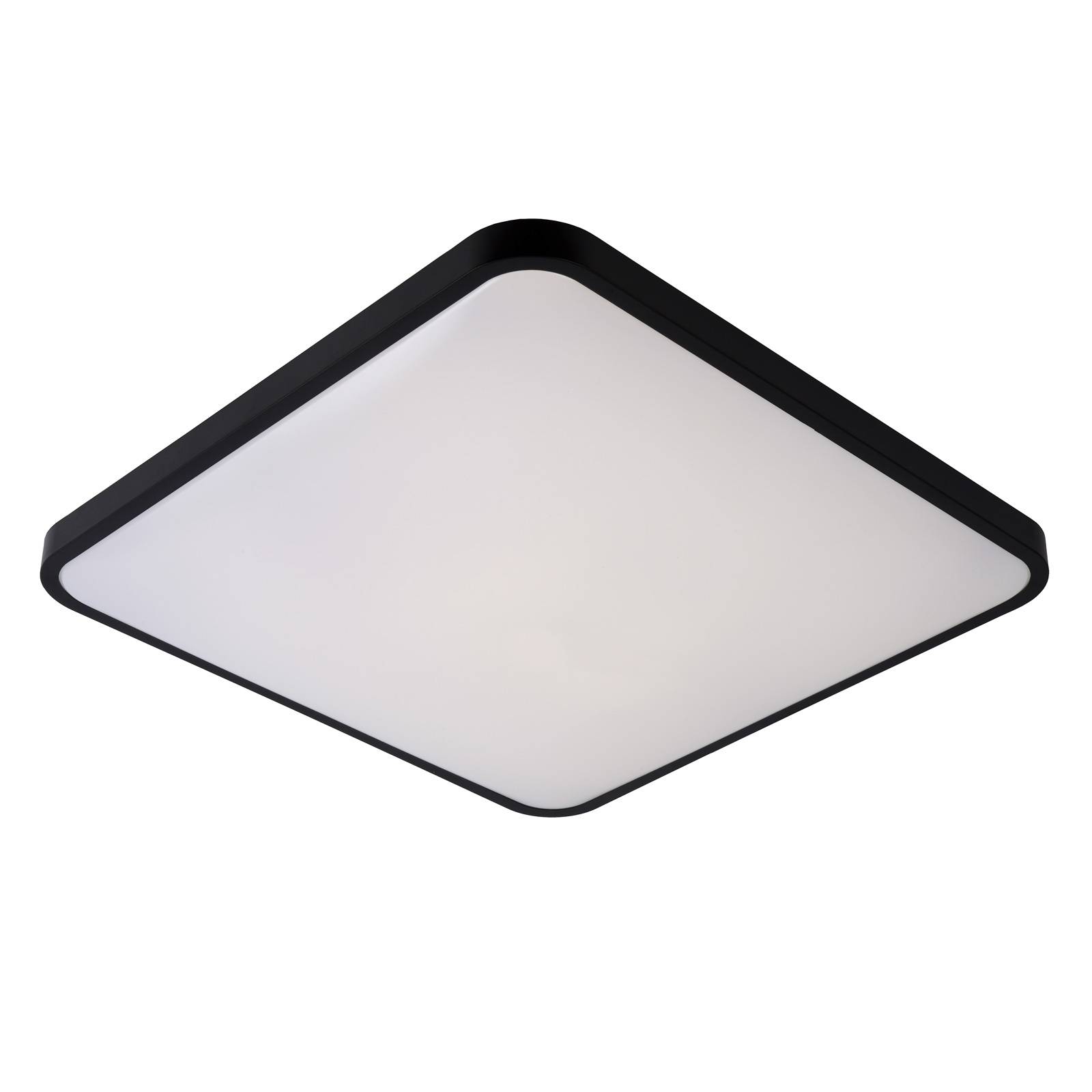 Lucide LED Ceiling Light - Living / Dining Room - Flush Ceiling Light - dimmable - Modern - Black