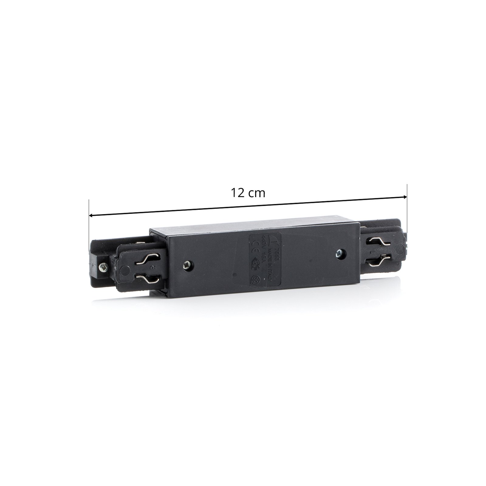 Ivela connecteur longitudinal alimentation, noir