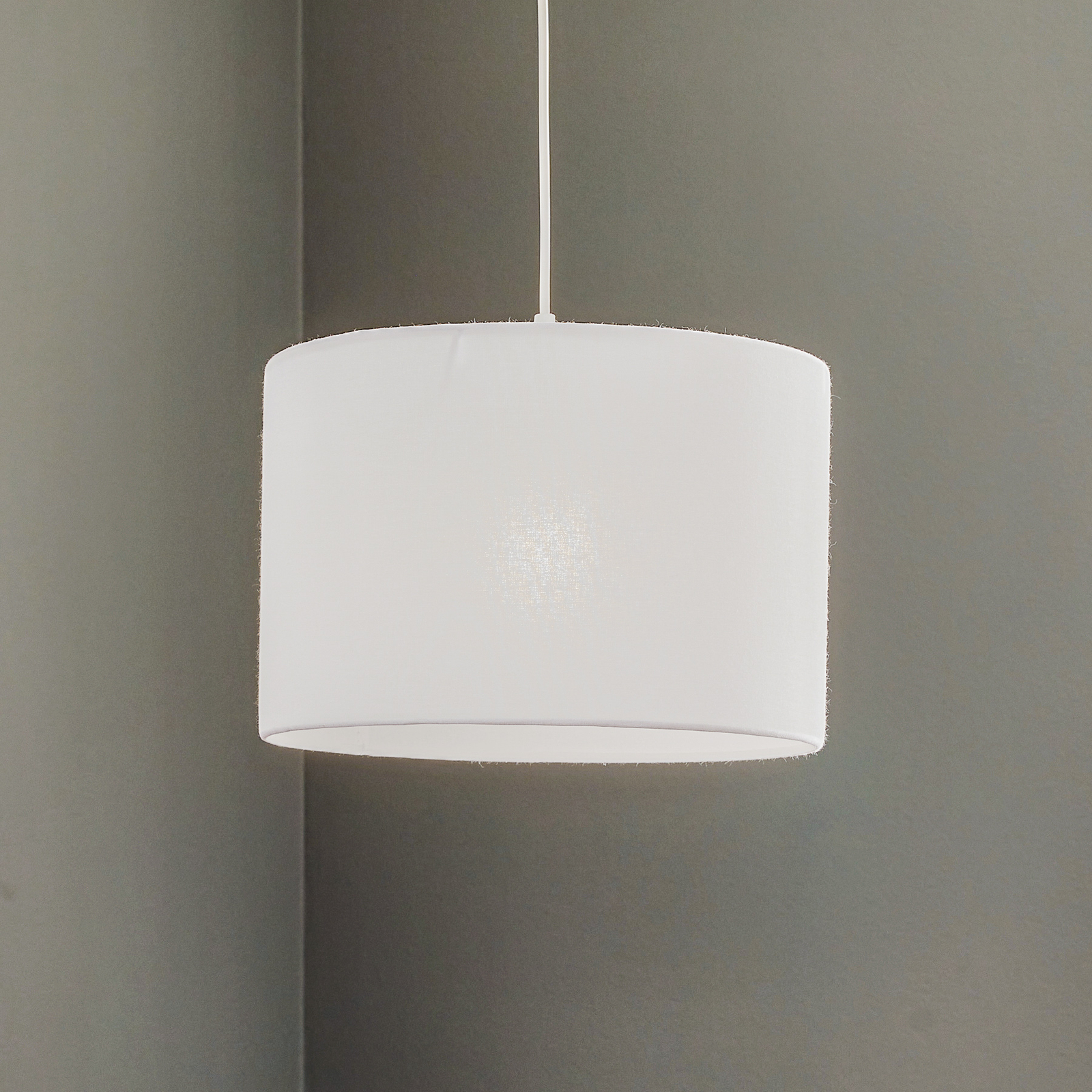 Suspension Rondo, blanche, Ø 30 cm
